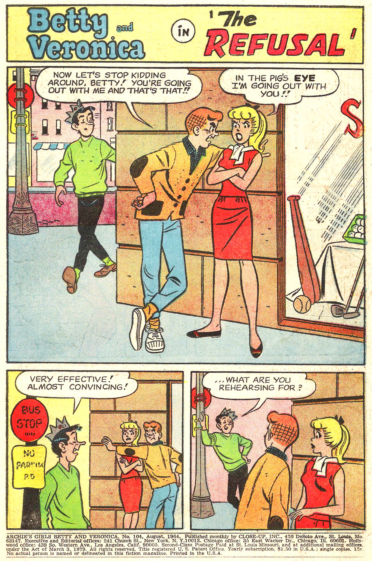 Read online Archie's Girls Betty and Veronica comic -  Issue #104 - 3