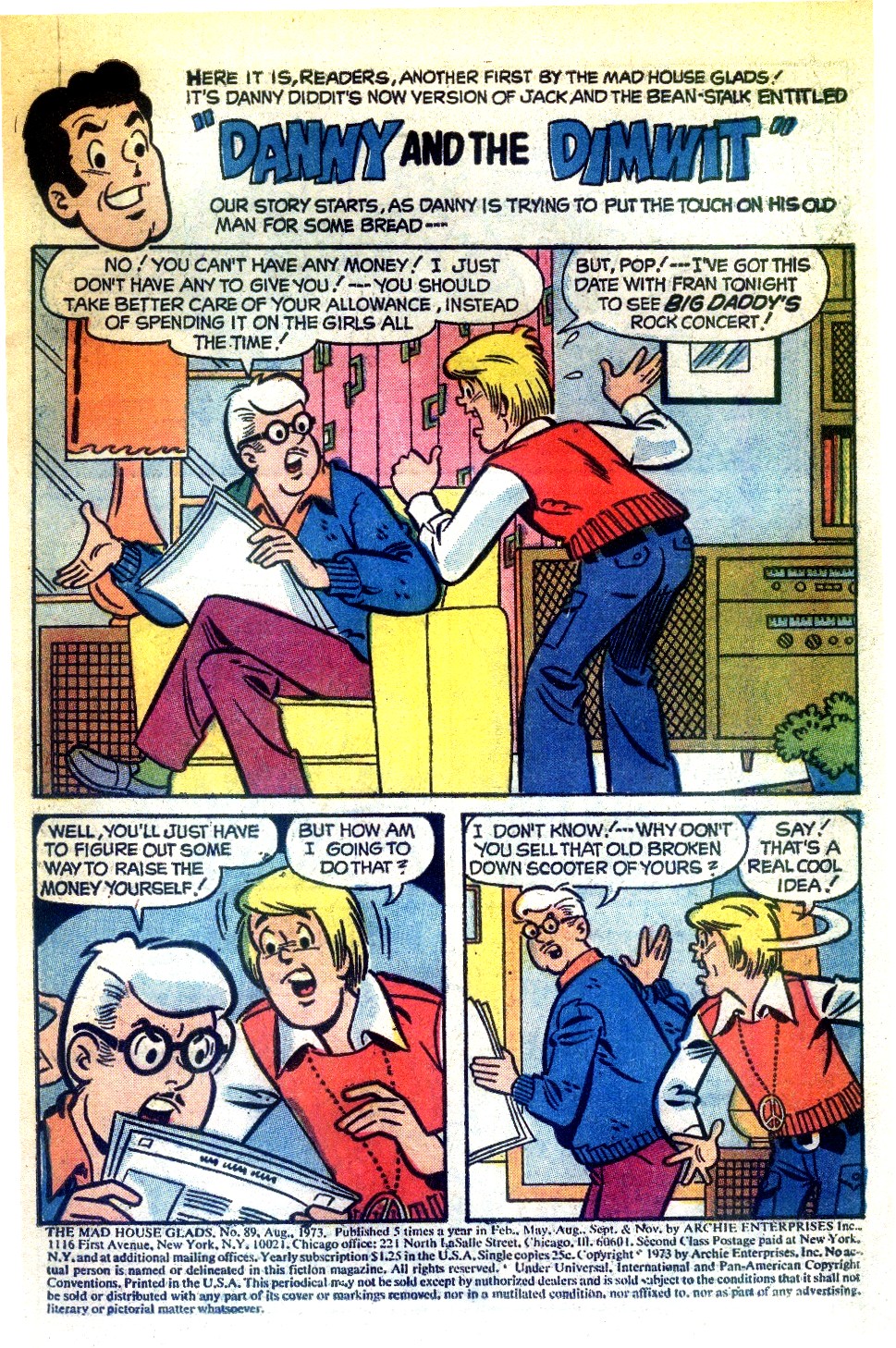 Read online The Mad House Glads comic -  Issue #89 - 3