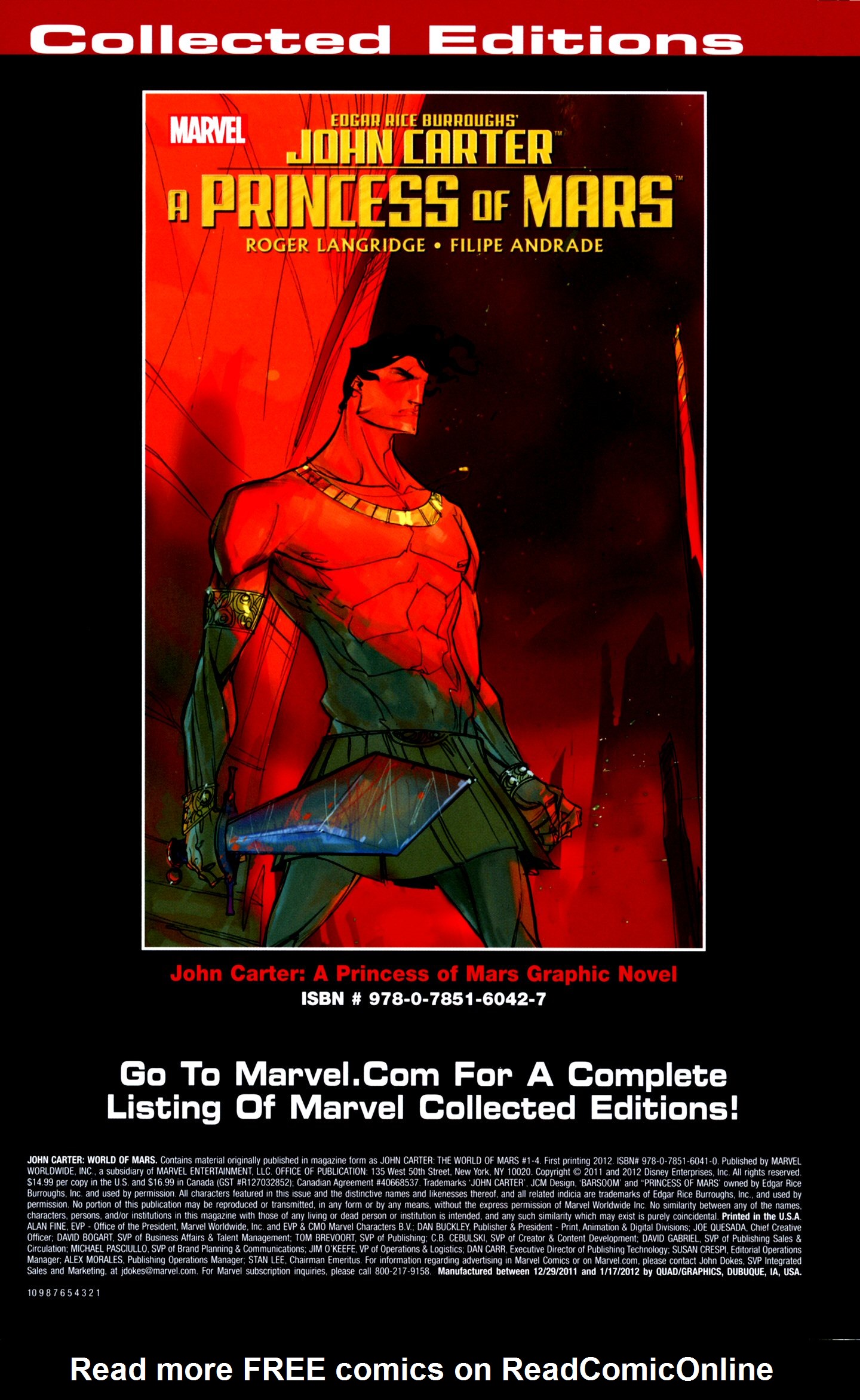 Read online John Carter: The World of Mars comic -  Issue # _TPB - 2