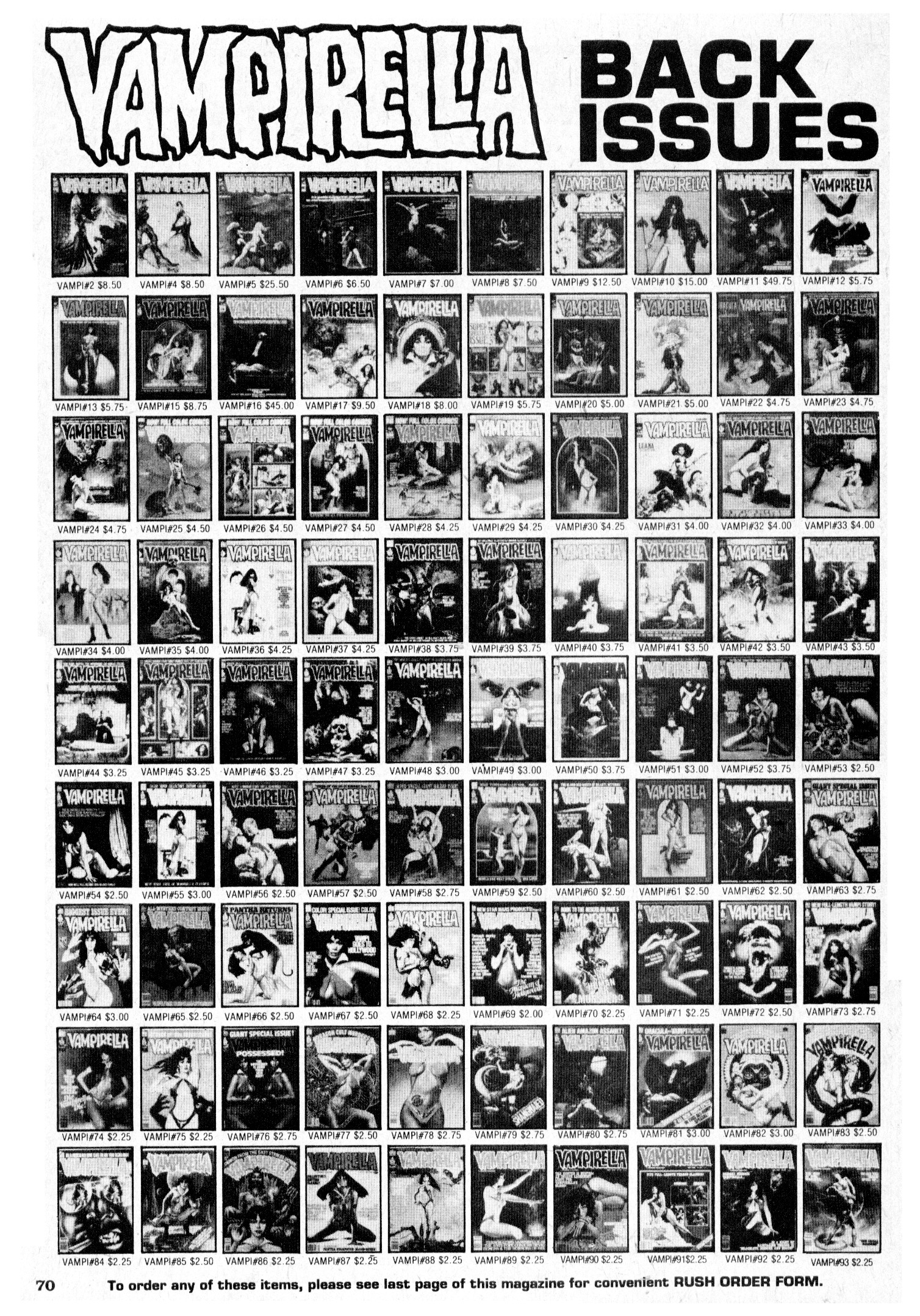 Read online Vampirella (1969) comic -  Issue #97 - 70