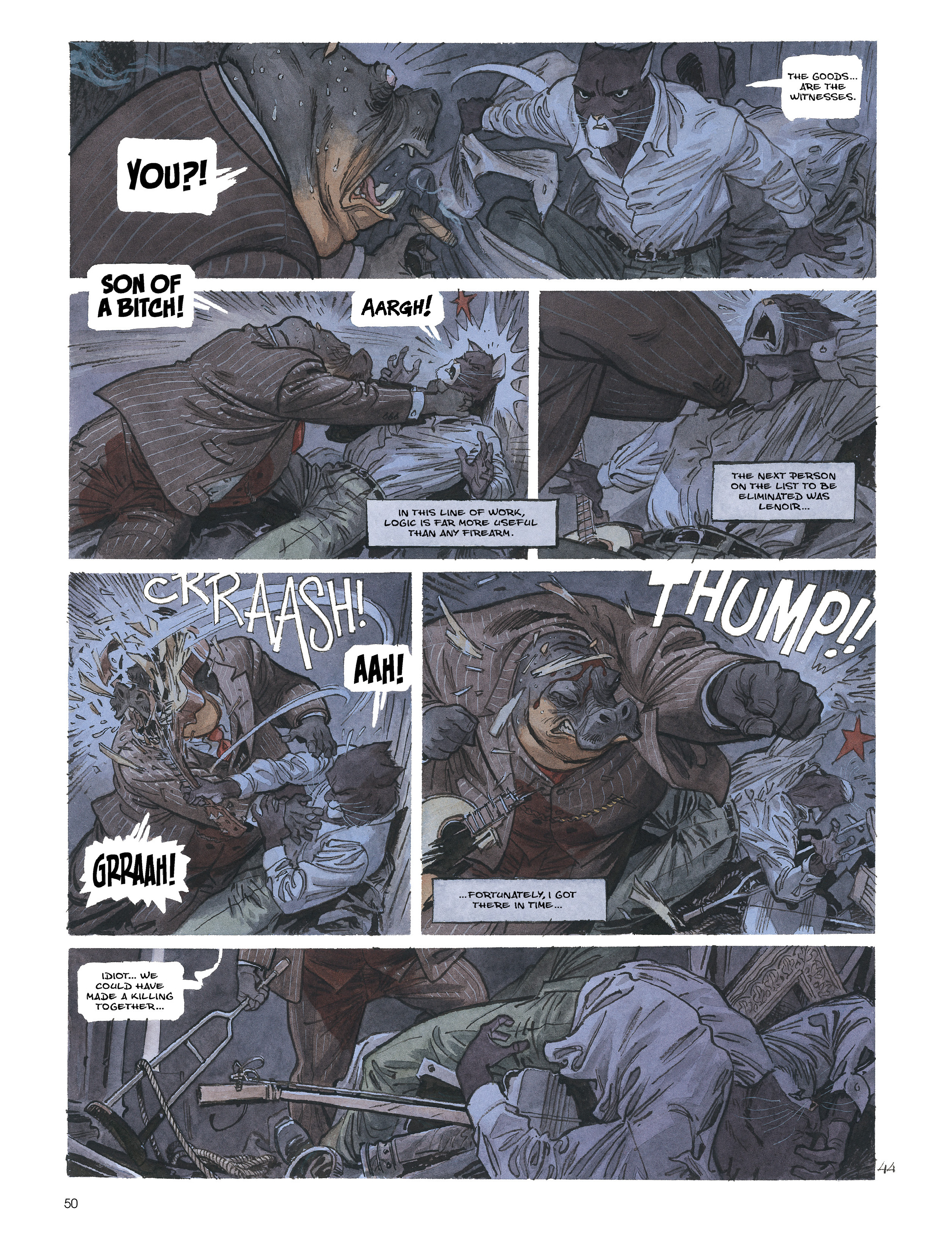 Read online Blacksad: A Silent Hell comic -  Issue # TPB - 51