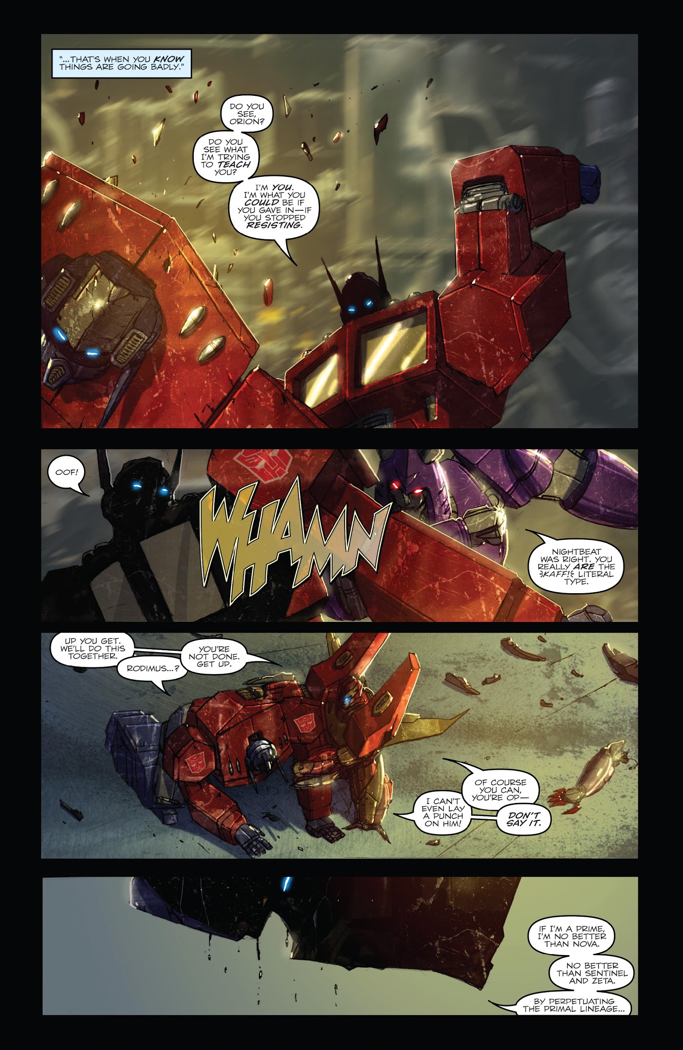 Read online The Transformers: Dark Cybertron comic -  Issue # TPB 2 - 64