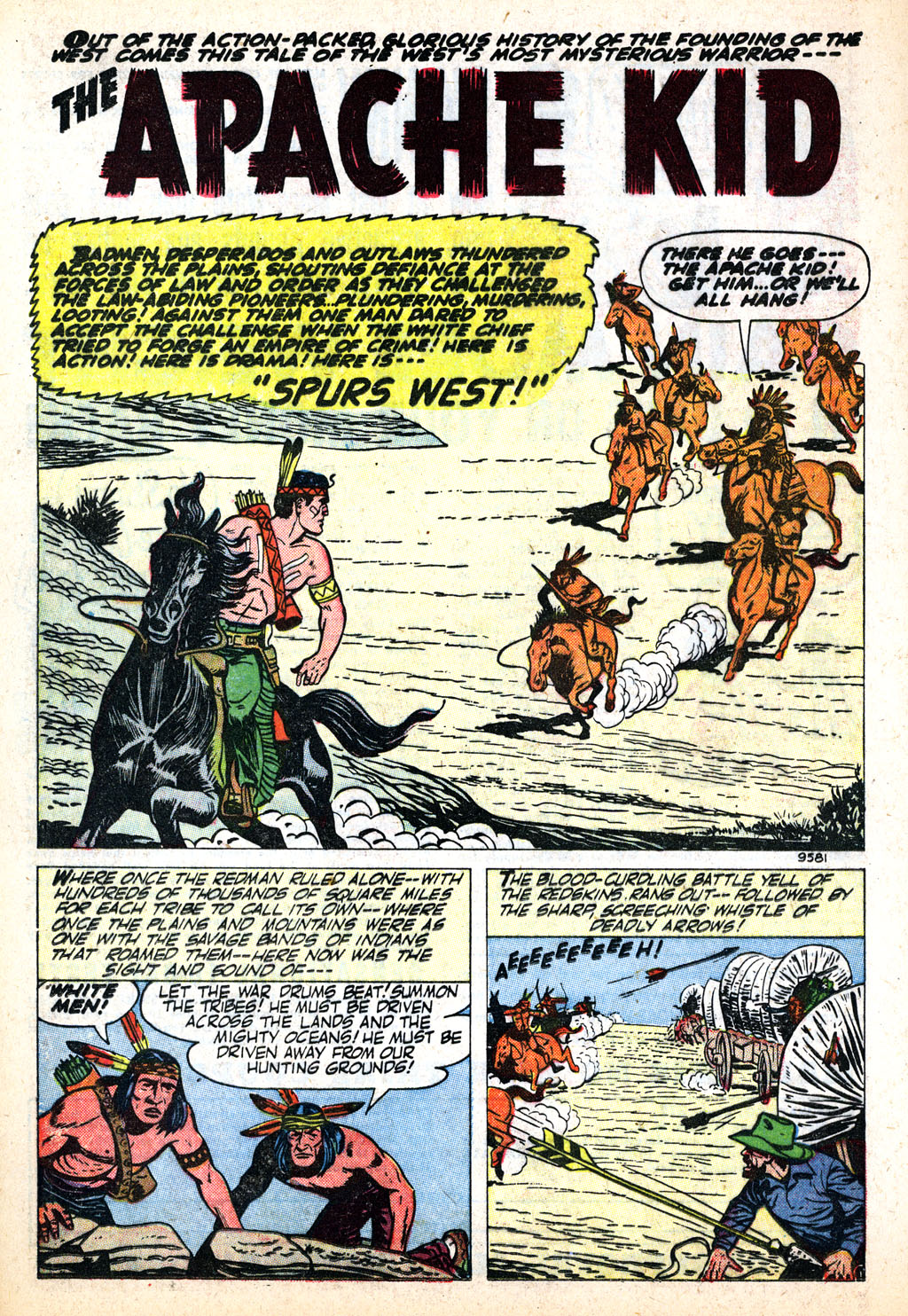 Read online Apache Kid comic -  Issue #11 - 12