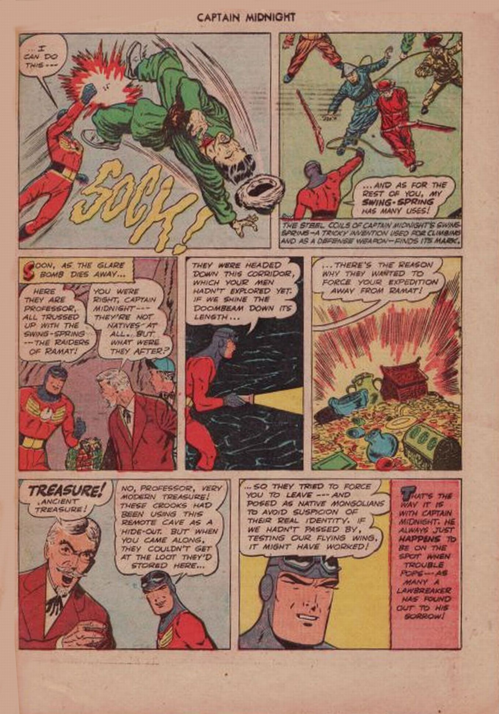 Read online Captain Midnight (1942) comic -  Issue #63 - 33