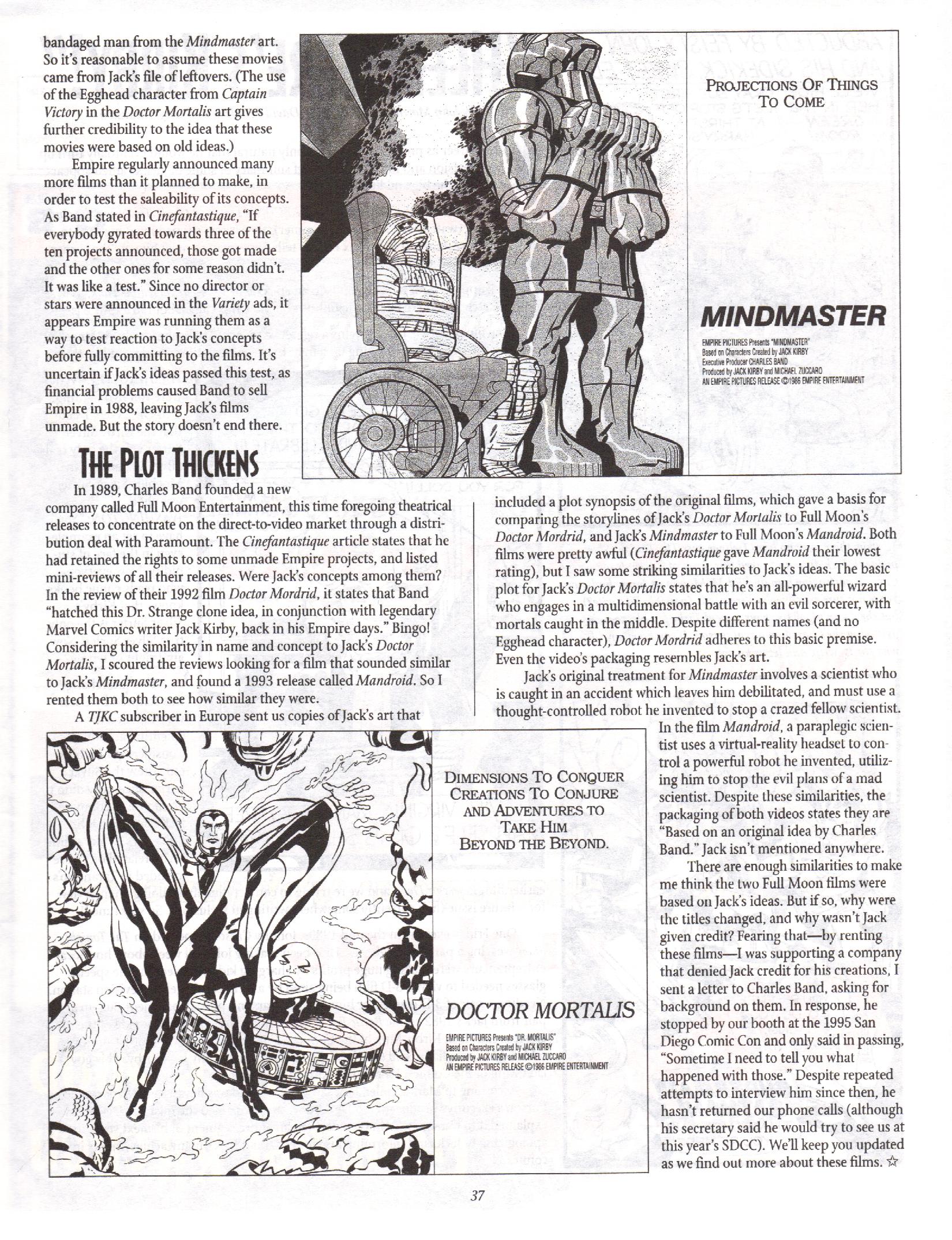 Read online The Jack Kirby Collector comic -  Issue #11 - 37
