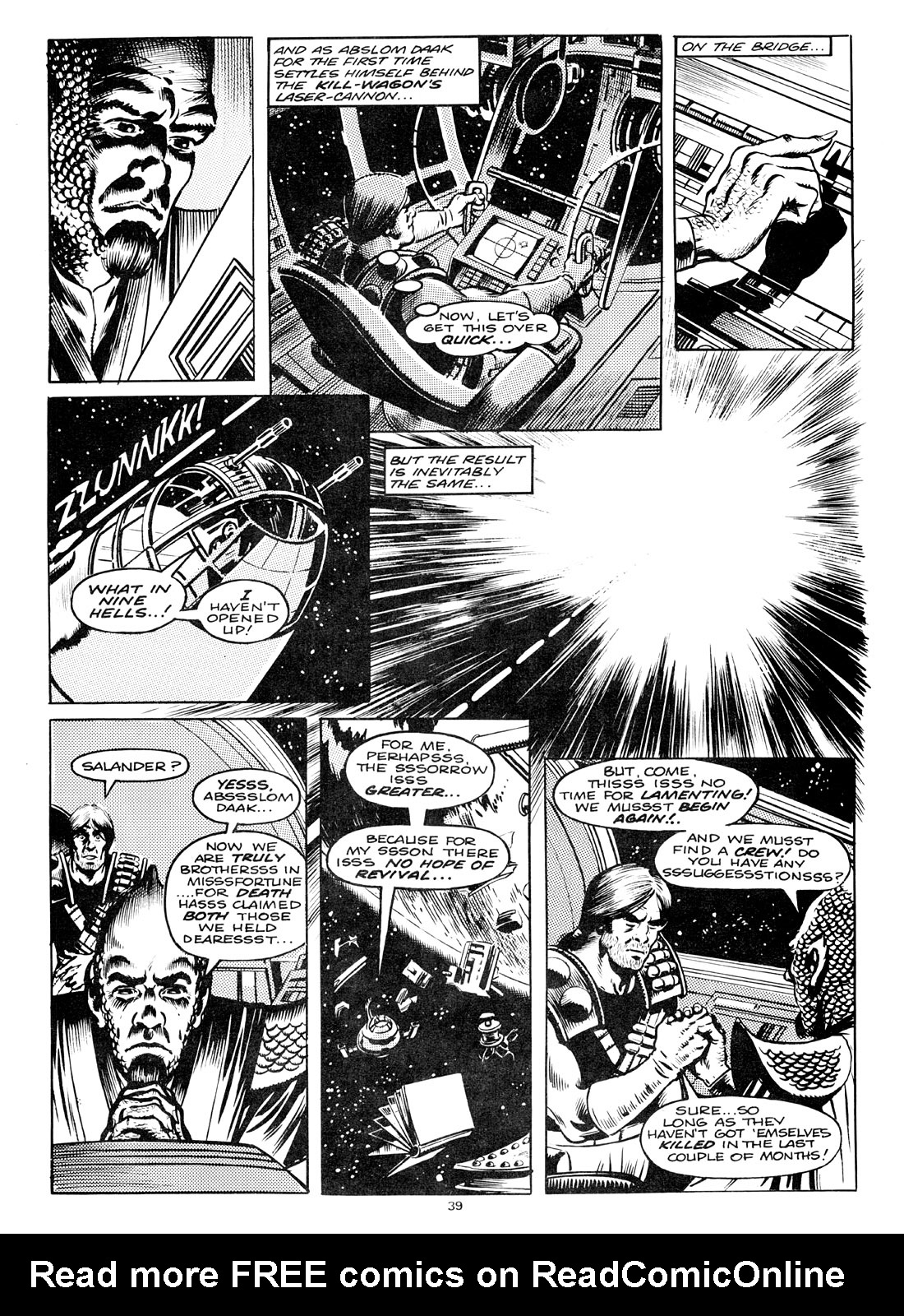 Read online Marvel Graphic Novel comic -  Issue #4 Abslom Daak, Dalek Killer - 38
