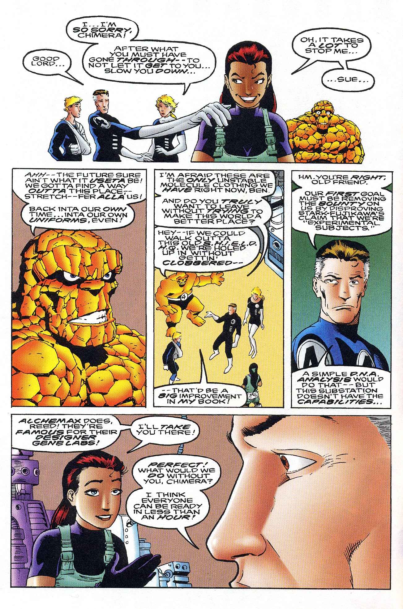 Read online Fantastic Four 2099 comic -  Issue #4 - 6