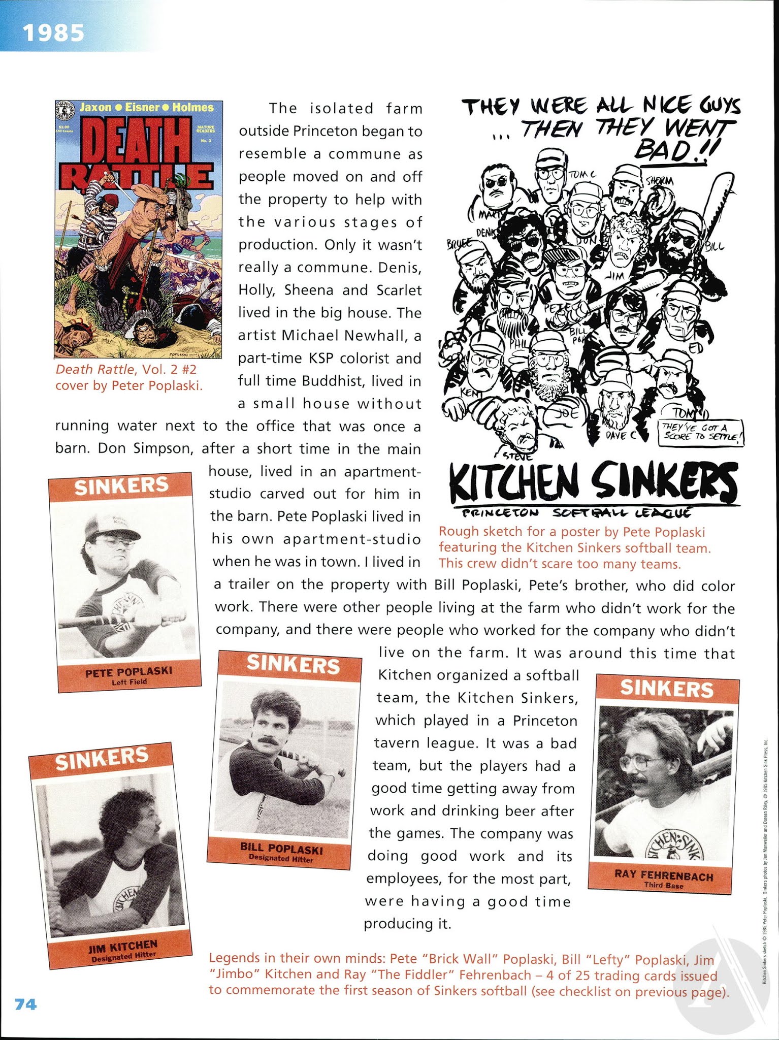 Read online Kitchen Sink Press: The First 25 Years comic -  Issue # TPB - 76