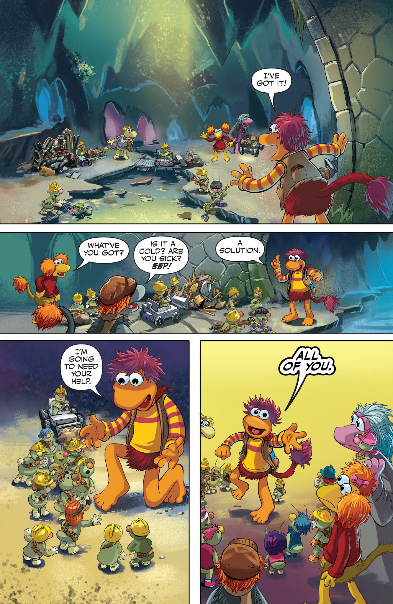 Read online Jim Henson's Fraggle Rock: Journey to the Everspring comic -  Issue #4 - 14
