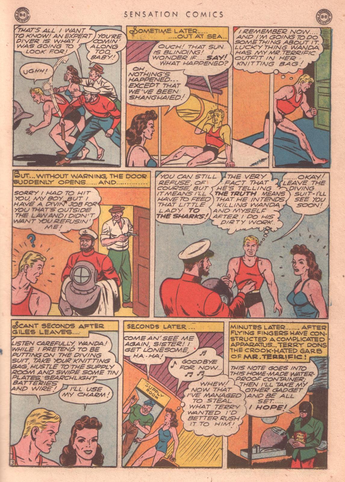 Read online Sensation (Mystery) Comics comic -  Issue #35 - 33