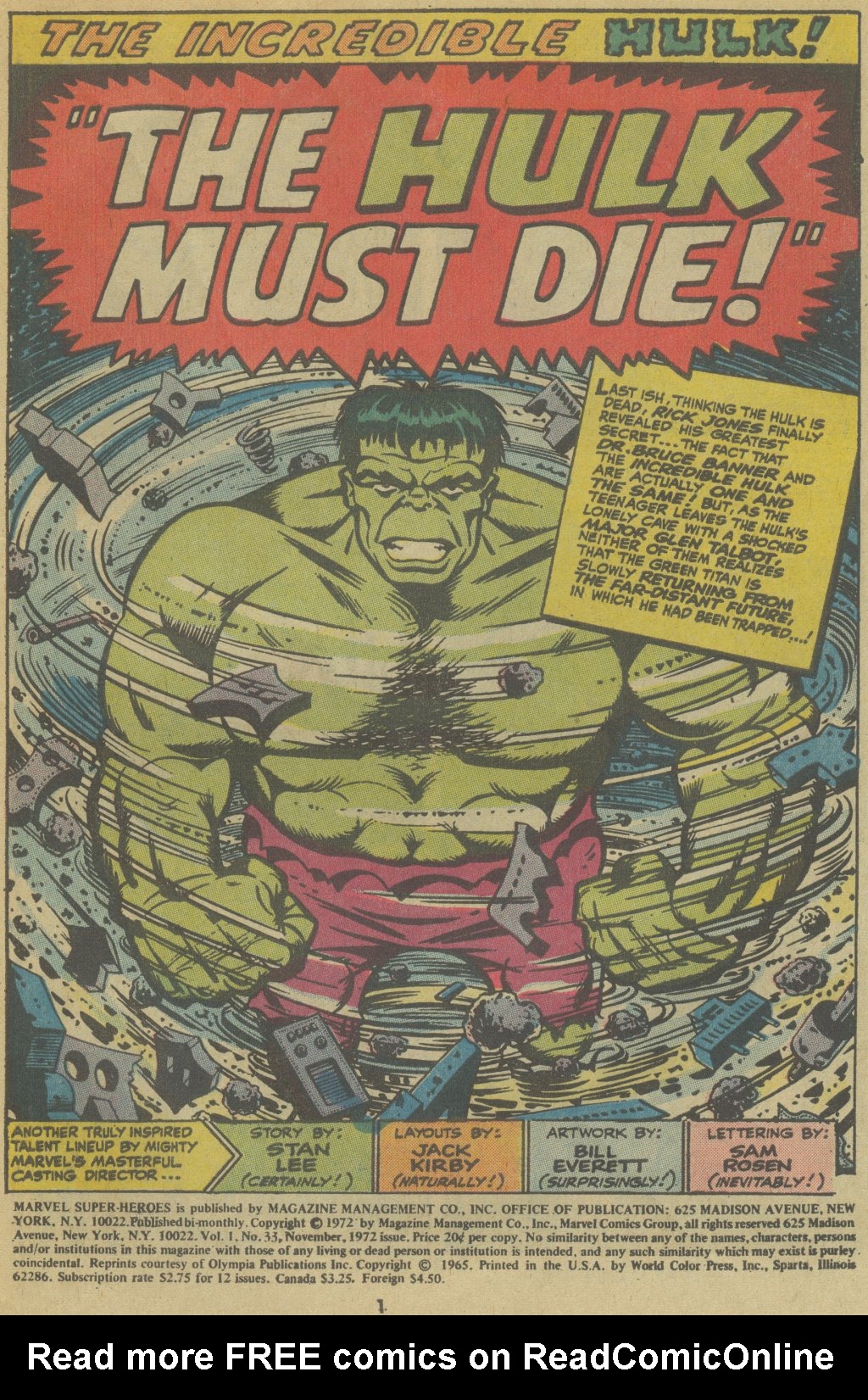 Read online Marvel Super-Heroes comic -  Issue #33 - 3