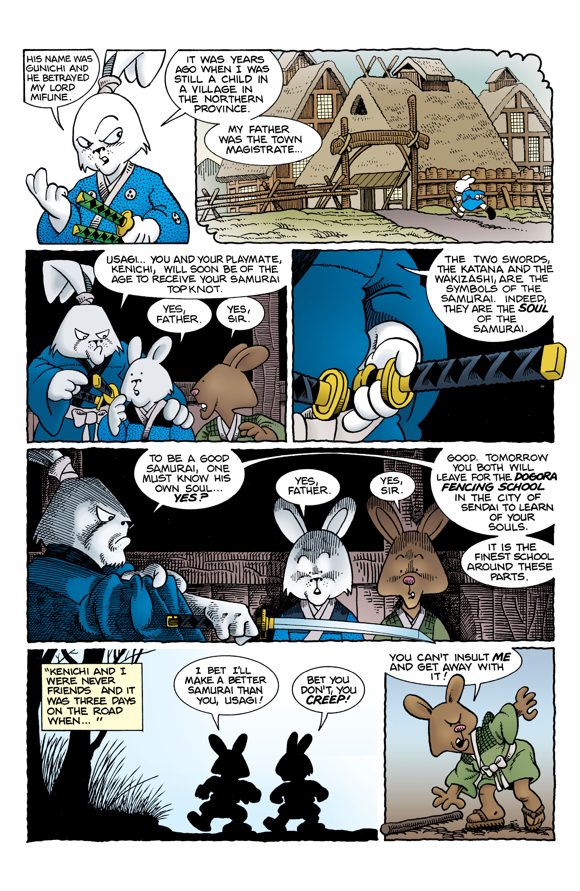 Read online Usagi Yojimbo Color Classics comic -  Issue #1 - 7