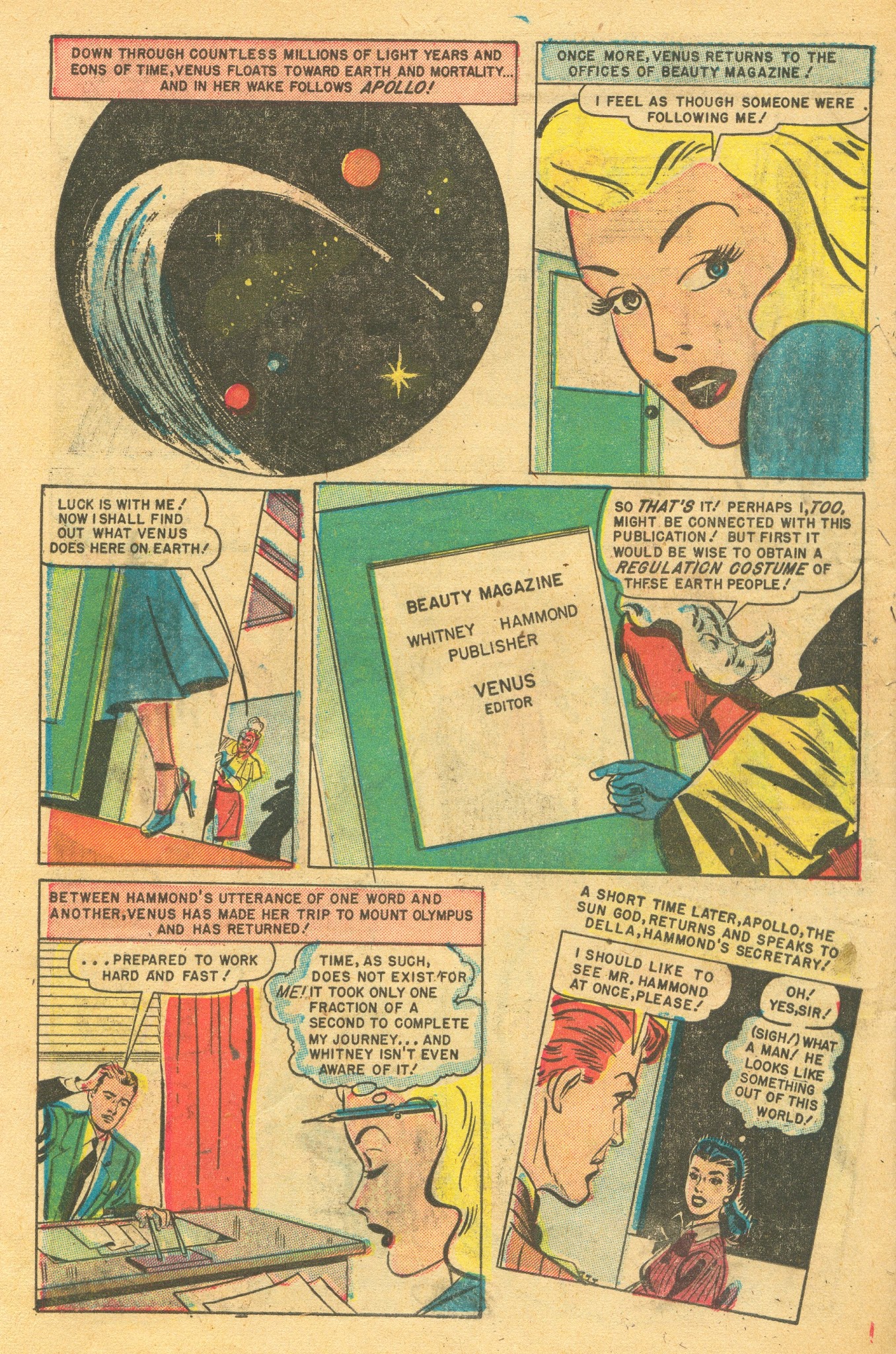 Read online Venus (1948) comic -  Issue #3 - 28