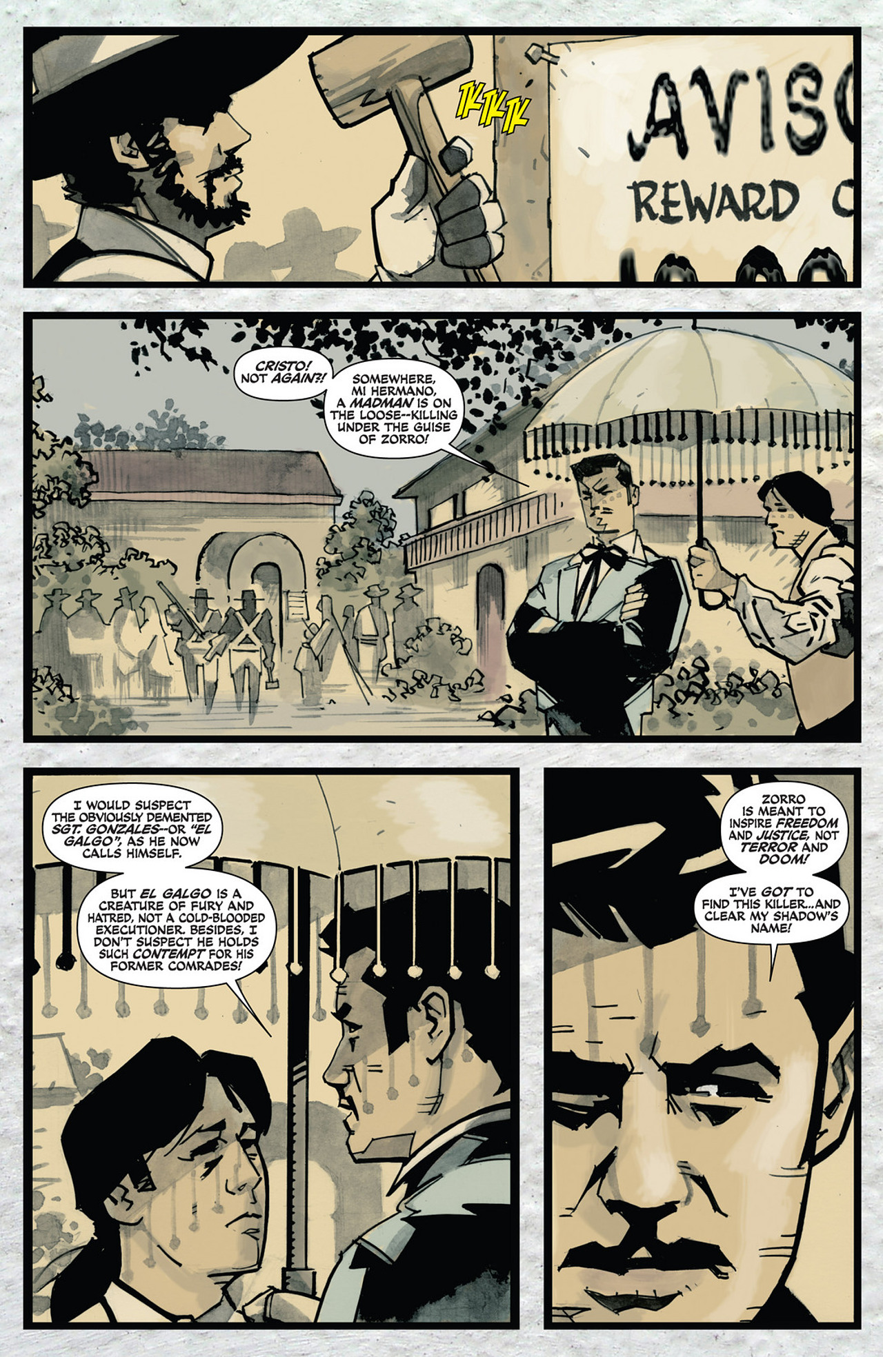 Read online Zorro Rides Again comic -  Issue #10 - 21