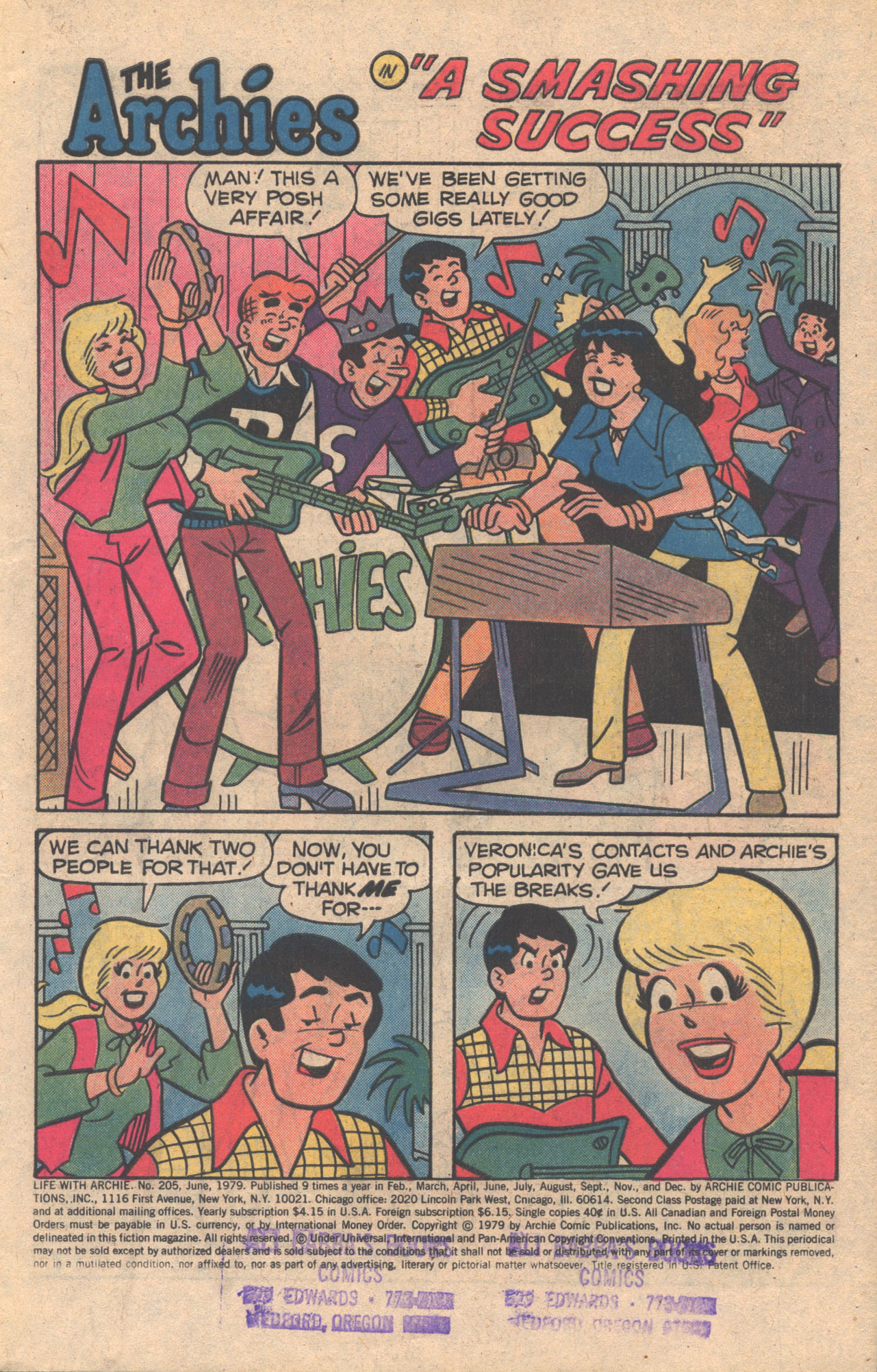 Read online Life With Archie (1958) comic -  Issue #205 - 3