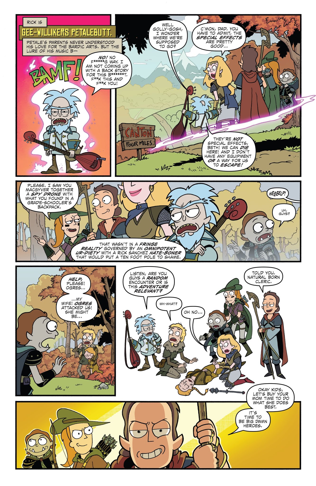Read online Rick and Morty vs Dungeons & Dragons comic -  Issue #3 - 14