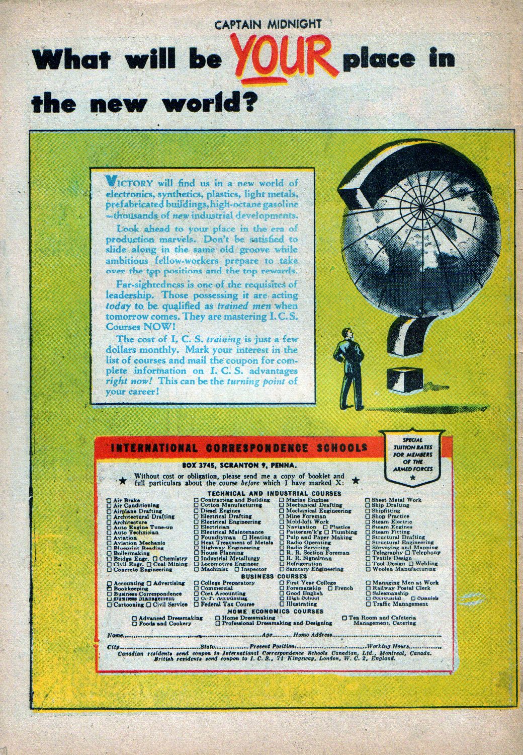 Read online Captain Midnight (1942) comic -  Issue #19 - 46