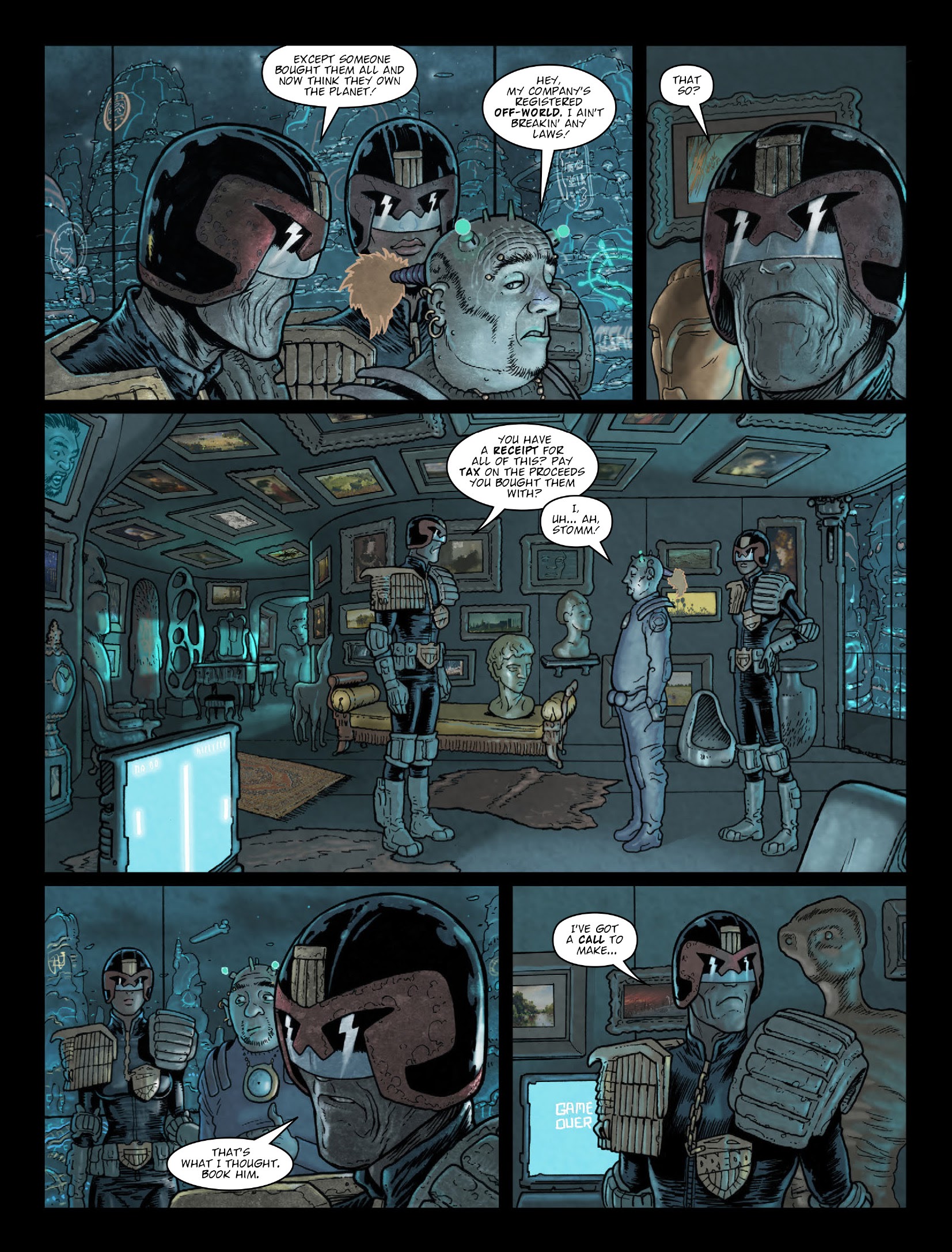 Read online Judge Dredd Megazine (Vol. 5) comic -  Issue #438 - 12
