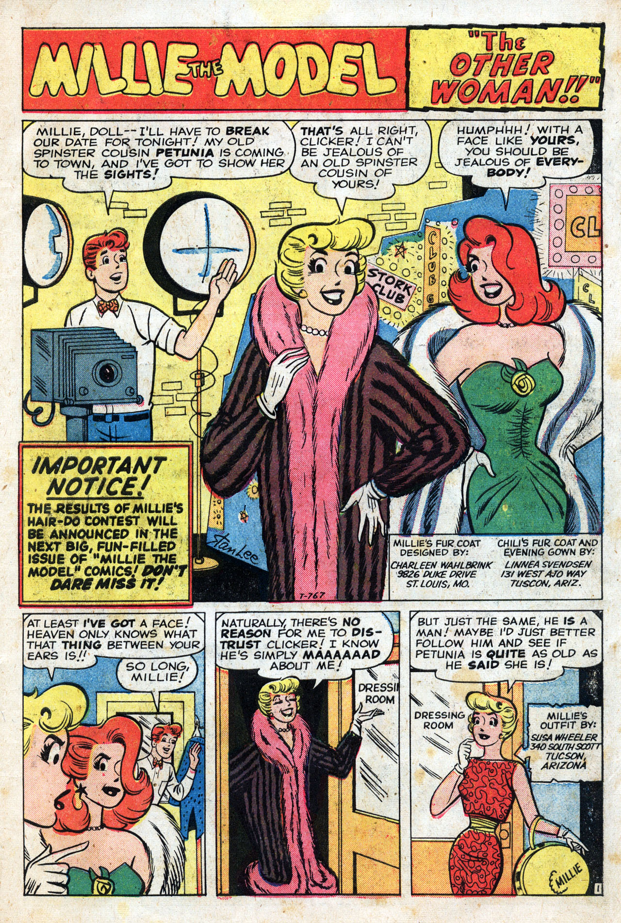 Read online Millie the Model comic -  Issue #97 - 3