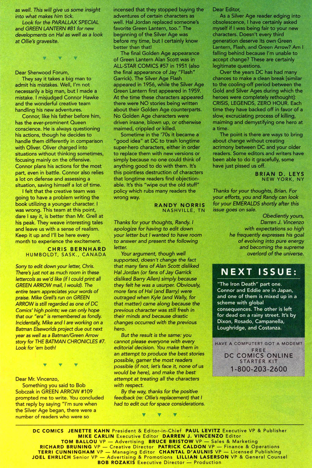 Read online Green Arrow (1988) comic -  Issue #114 - 25