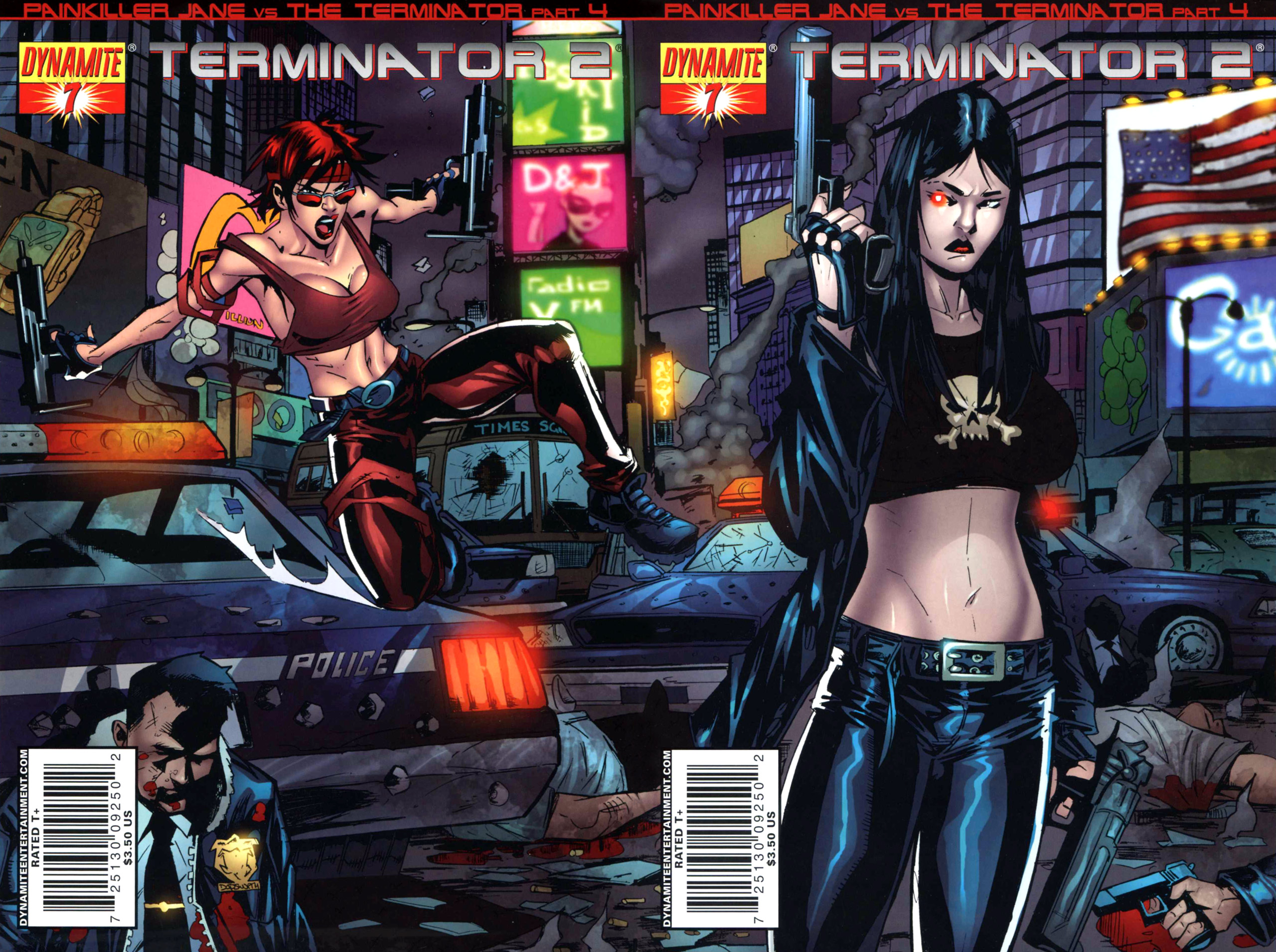 Read online Painkiller Jane Vs. Terminator comic -  Issue #4 - 1
