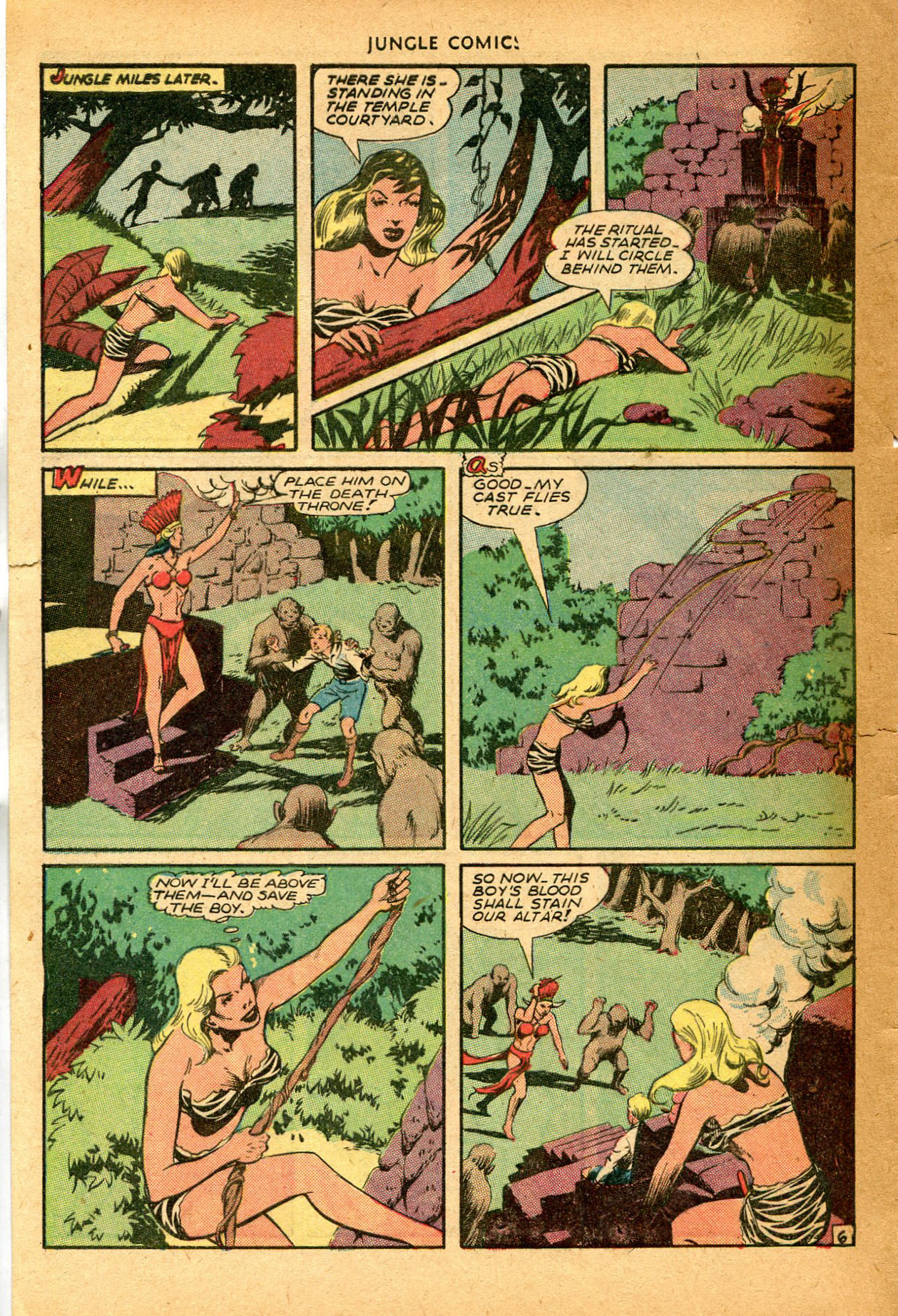 Read online Jungle Comics comic -  Issue #74 - 49