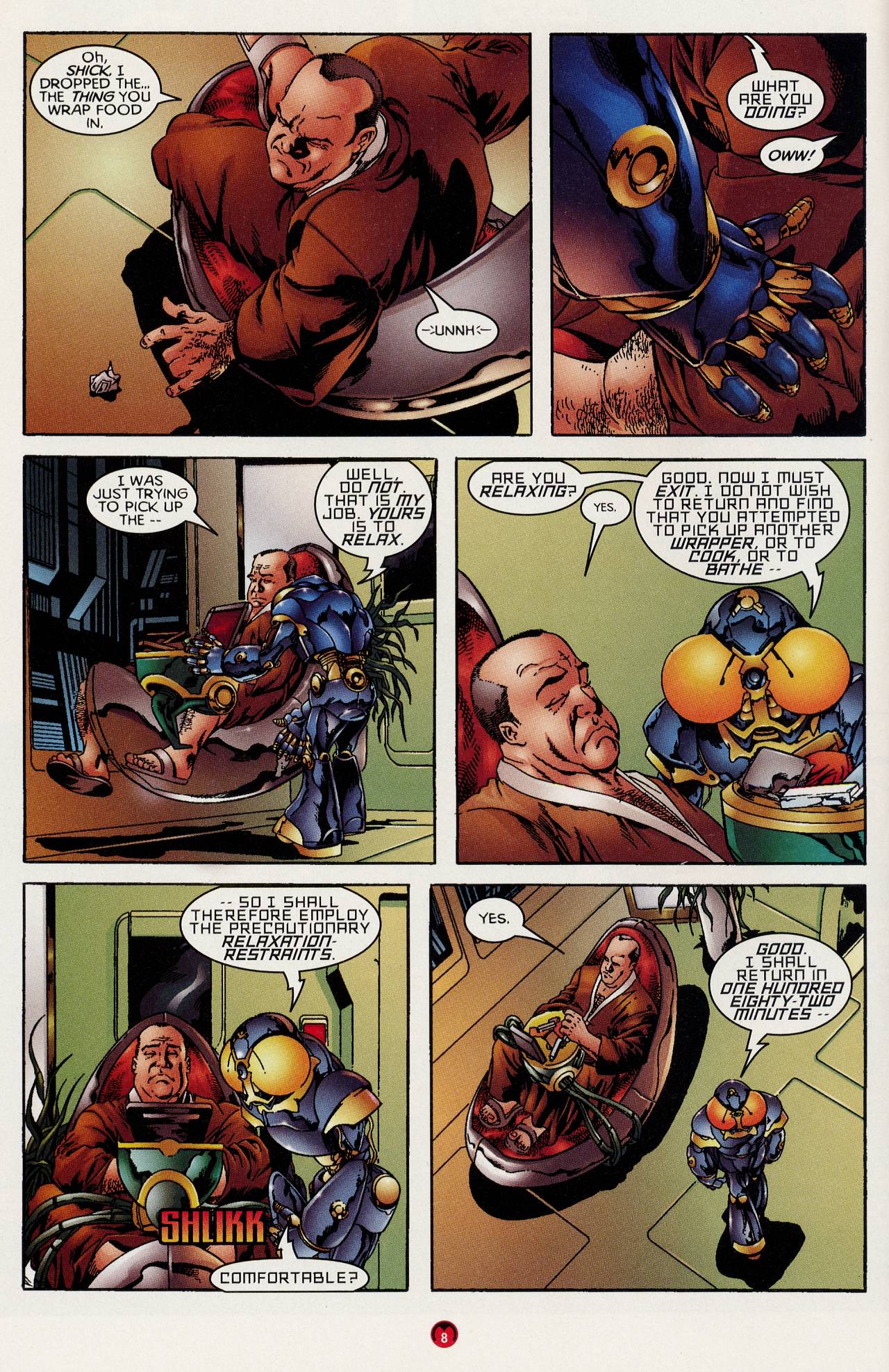 Read online Magnus Robot Fighter (1997) comic -  Issue #1 - 8