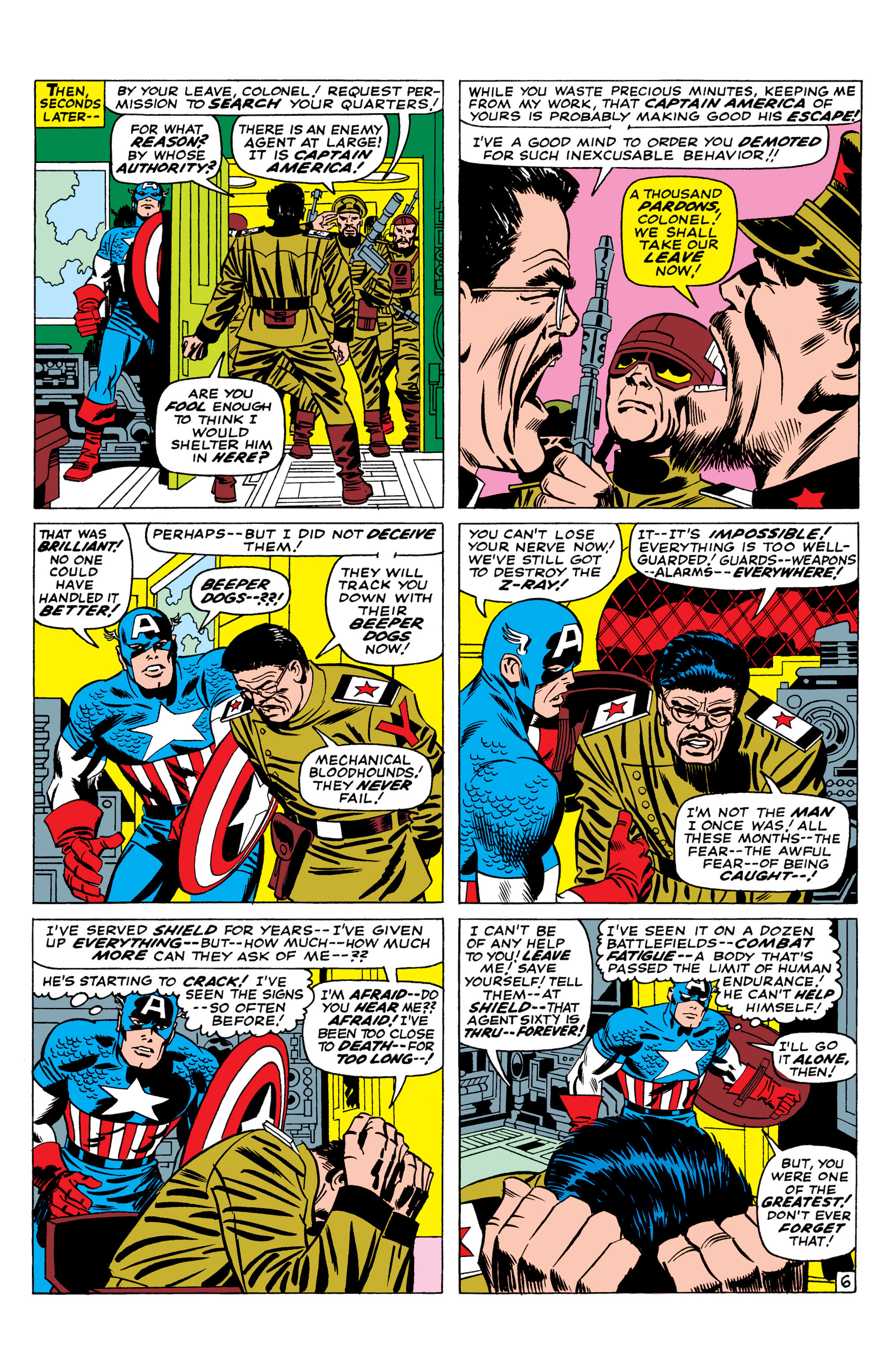 Read online Marvel Masterworks: Captain America comic -  Issue # TPB 2 (Part 1) - 56