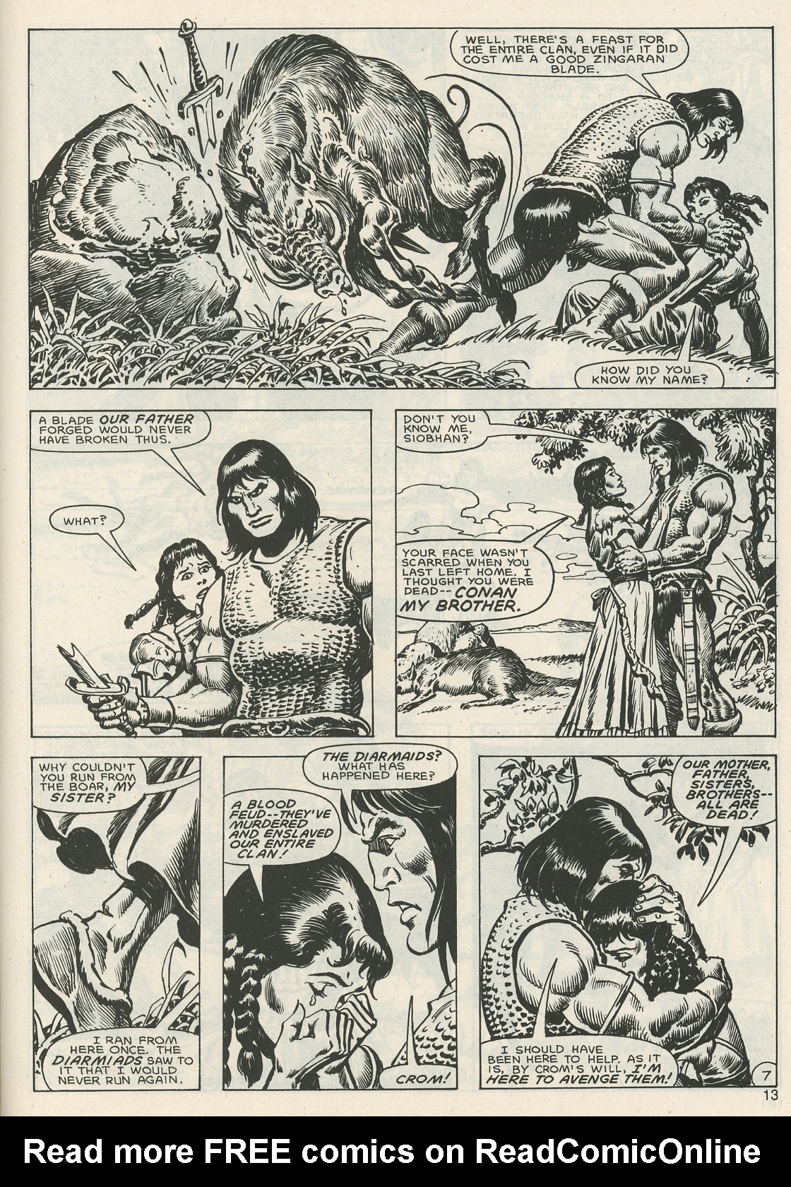 Read online The Savage Sword Of Conan comic -  Issue #119 - 13