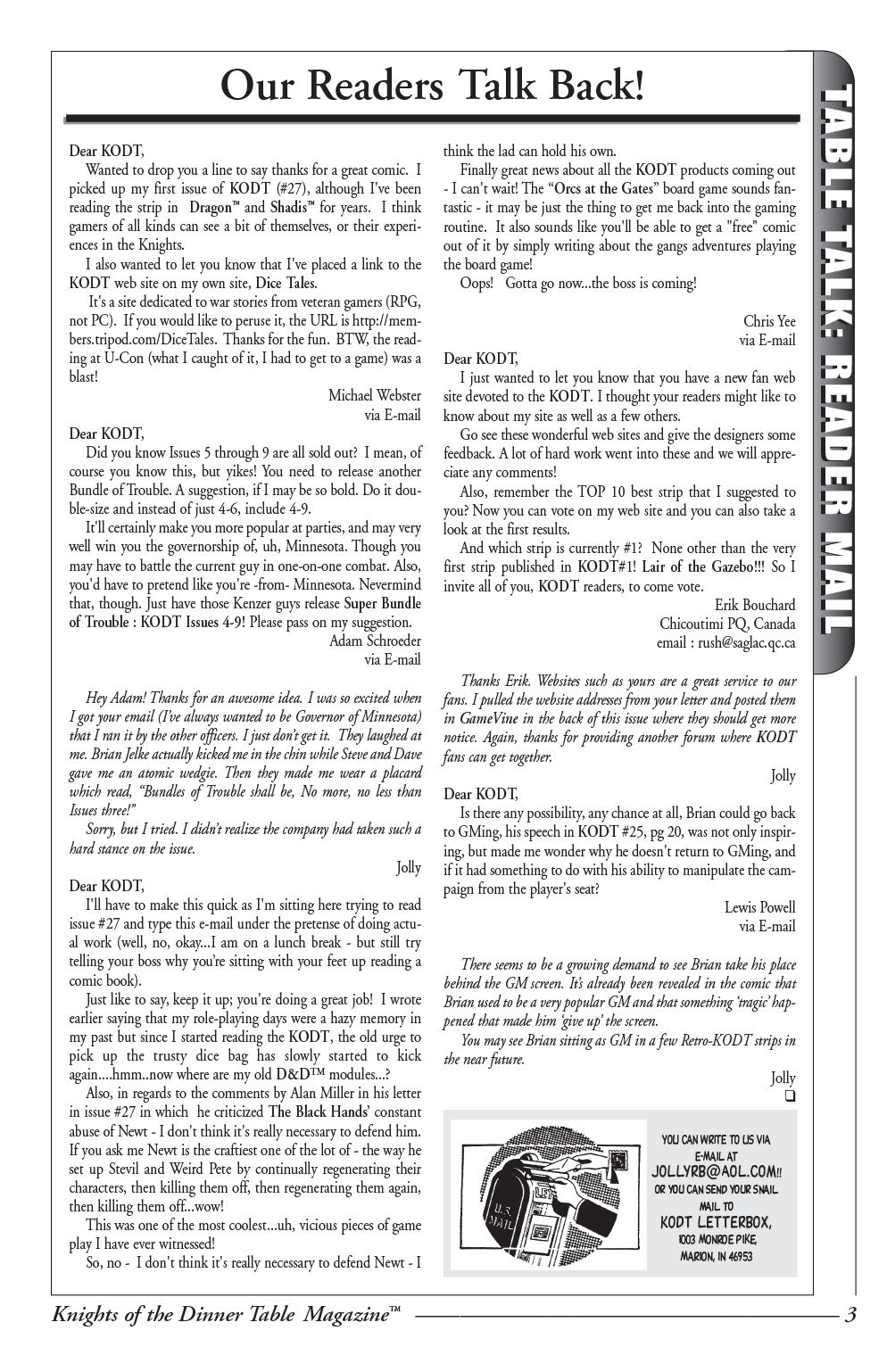 Read online Knights of the Dinner Table comic -  Issue #30 - 5