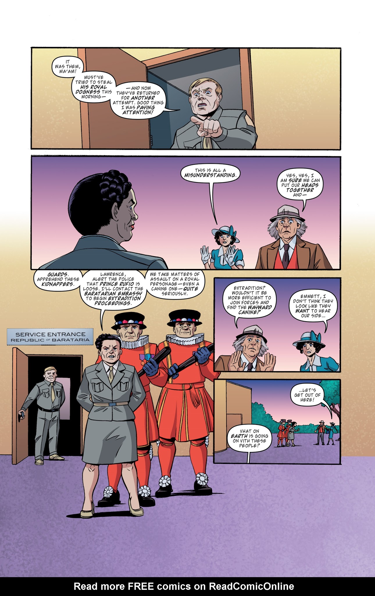 Read online Back to the Future: Tales from the Time Train comic -  Issue #3 - 21