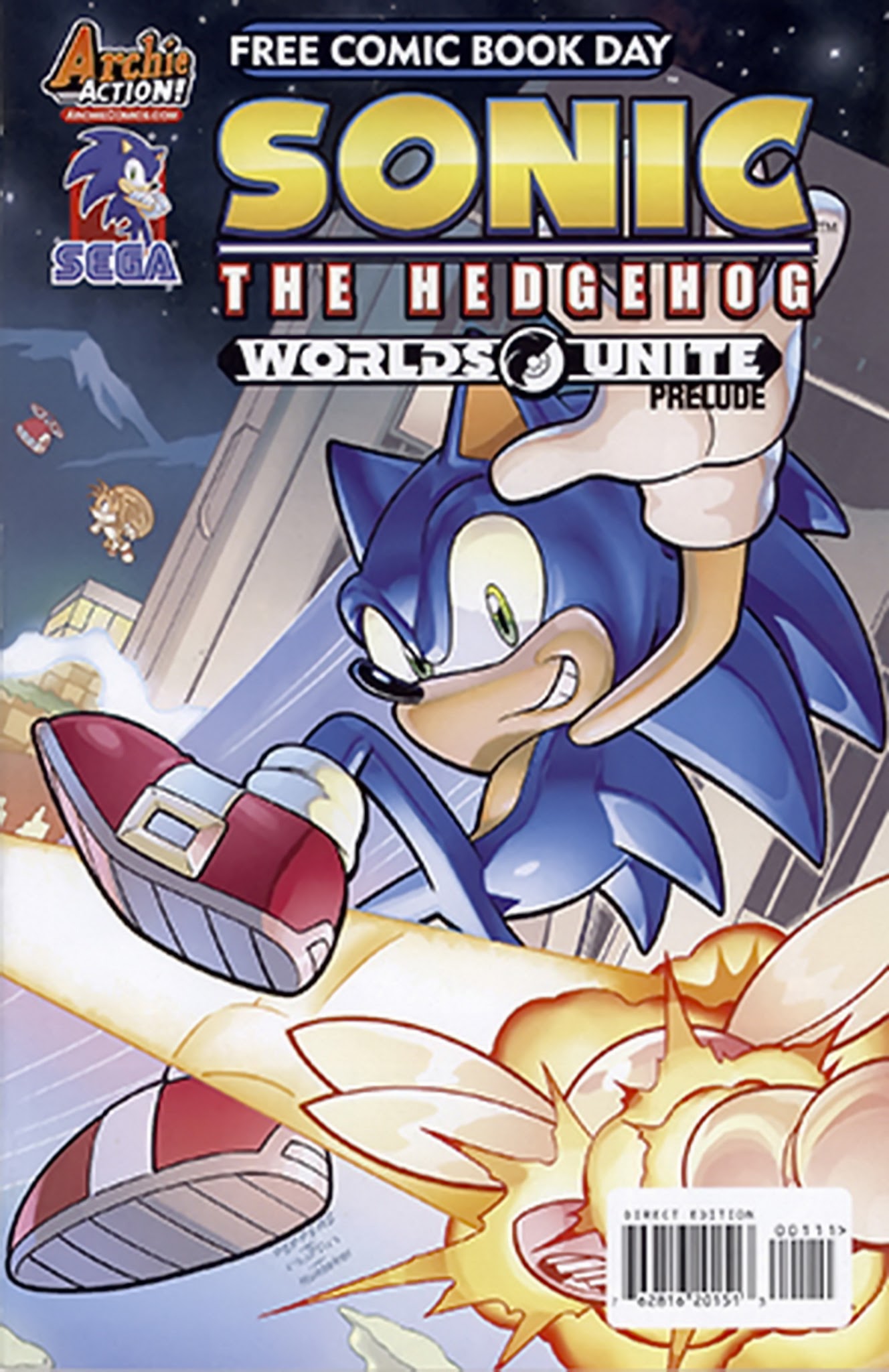 Read online Free Comic Book Day 2015 comic -  Issue # Sonic the Hedgehog - Mega Man Worlds Unite Prelude - 4