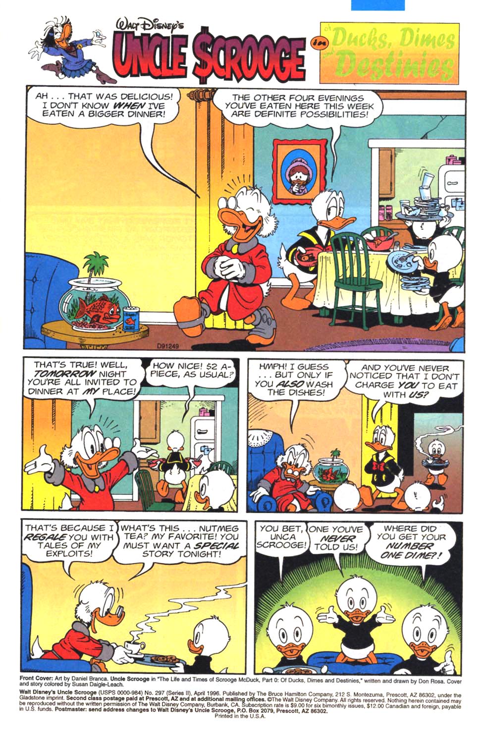 Read online Uncle Scrooge (1953) comic -  Issue #297 - 2