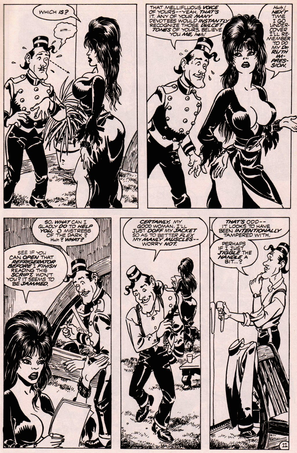 Read online Elvira, Mistress of the Dark comic -  Issue #6 - 13