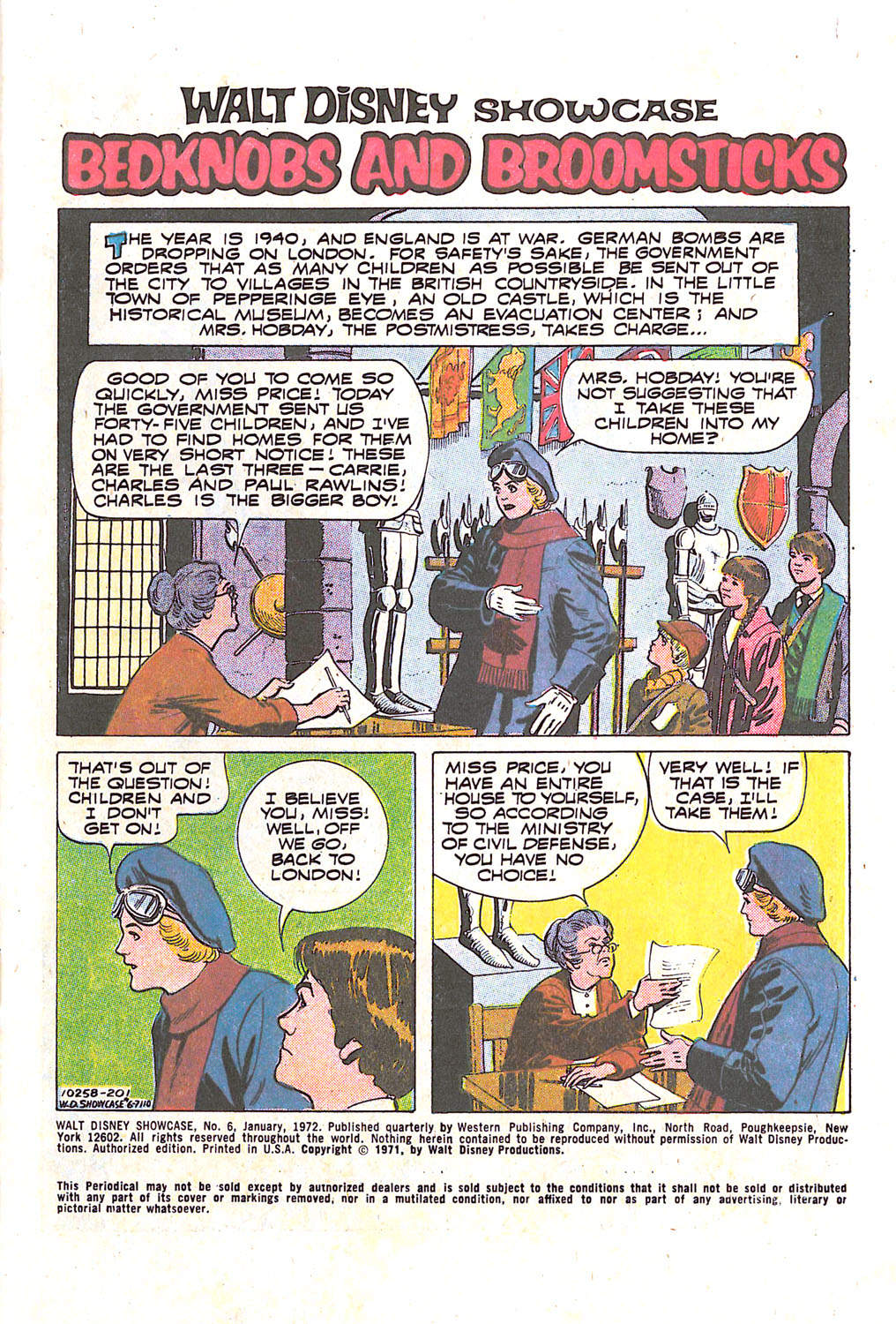 Read online Walt Disney Showcase (1970) comic -  Issue #6 - 3