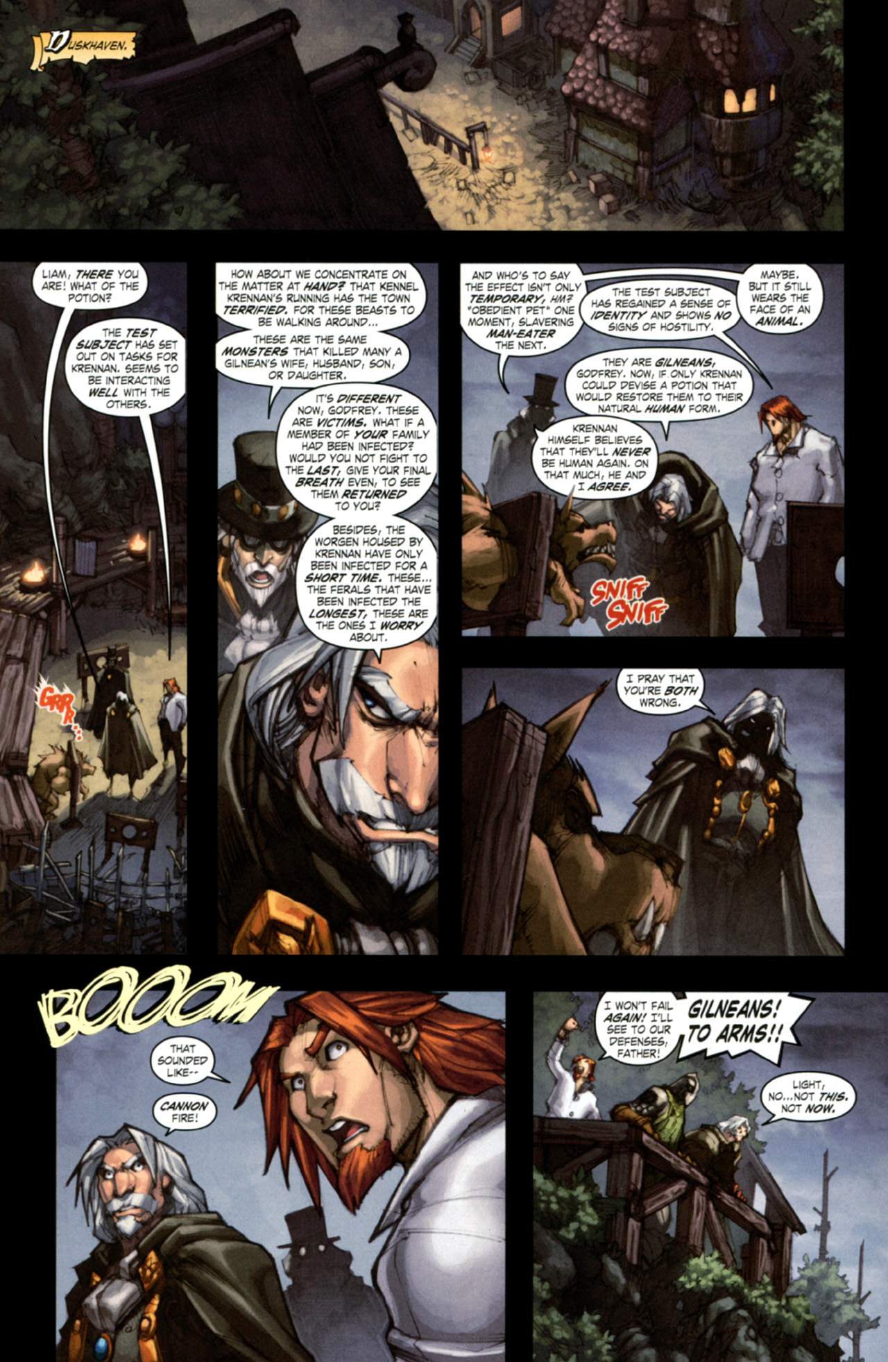 Read online World of Warcraft: Curse of the Worgen comic -  Issue #5 - 6