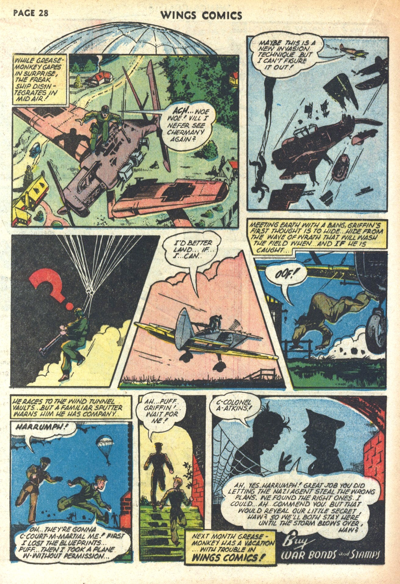 Read online Wings Comics comic -  Issue #30 - 30