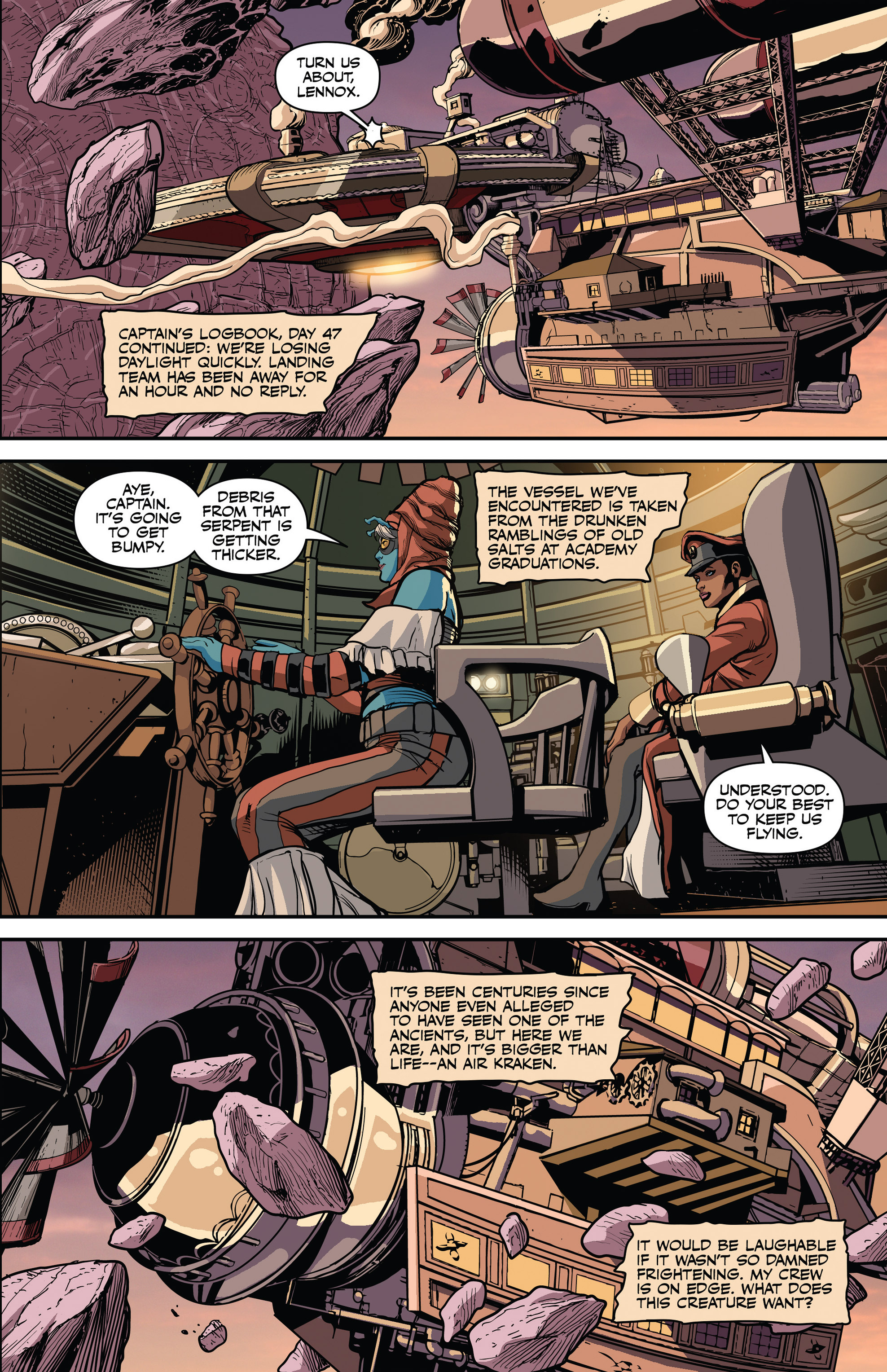 Read online Airship Enterprise: The Infernal Machine comic -  Issue #2 - 9
