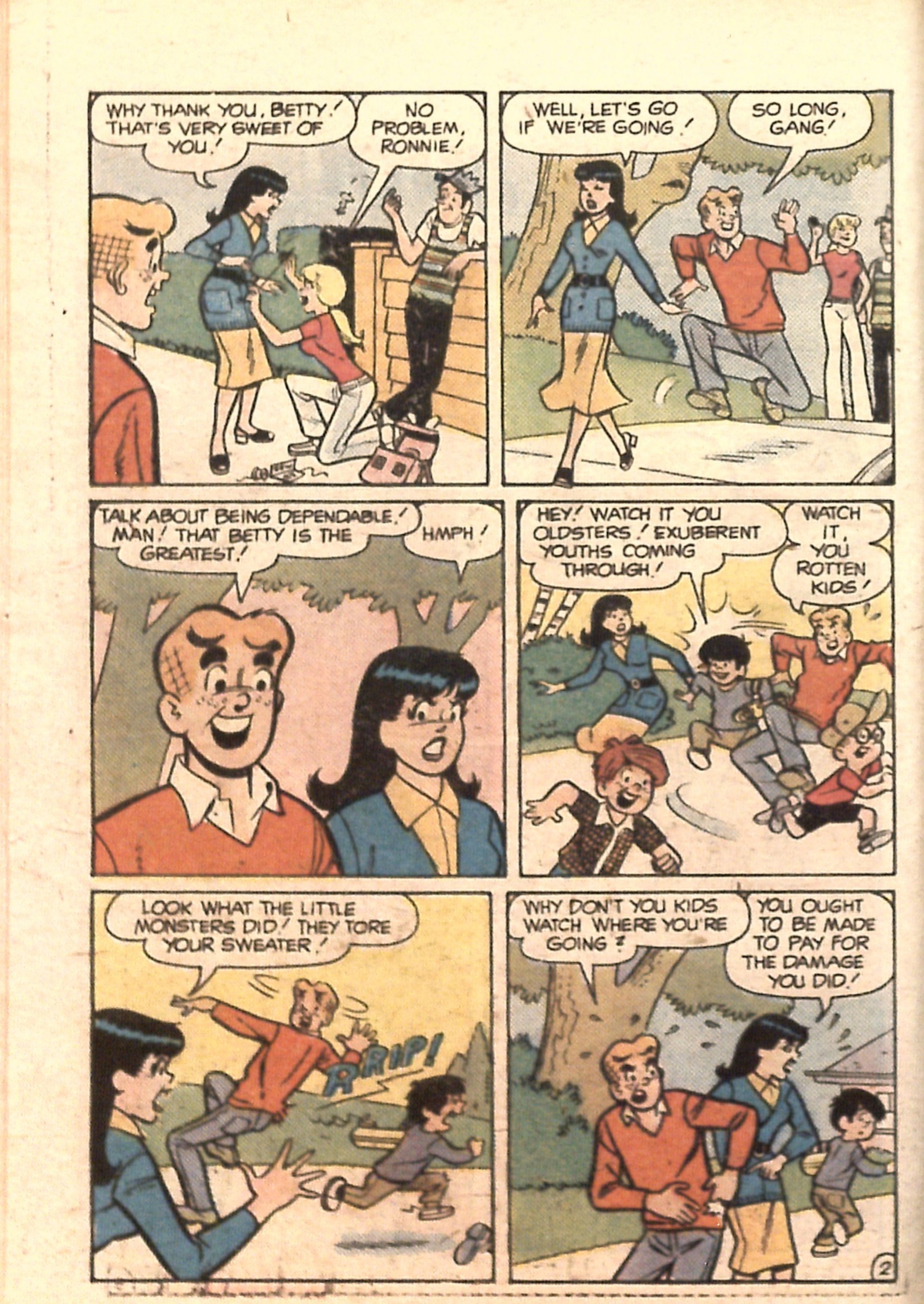 Read online Archie...Archie Andrews, Where Are You? Digest Magazine comic -  Issue #7 - 16