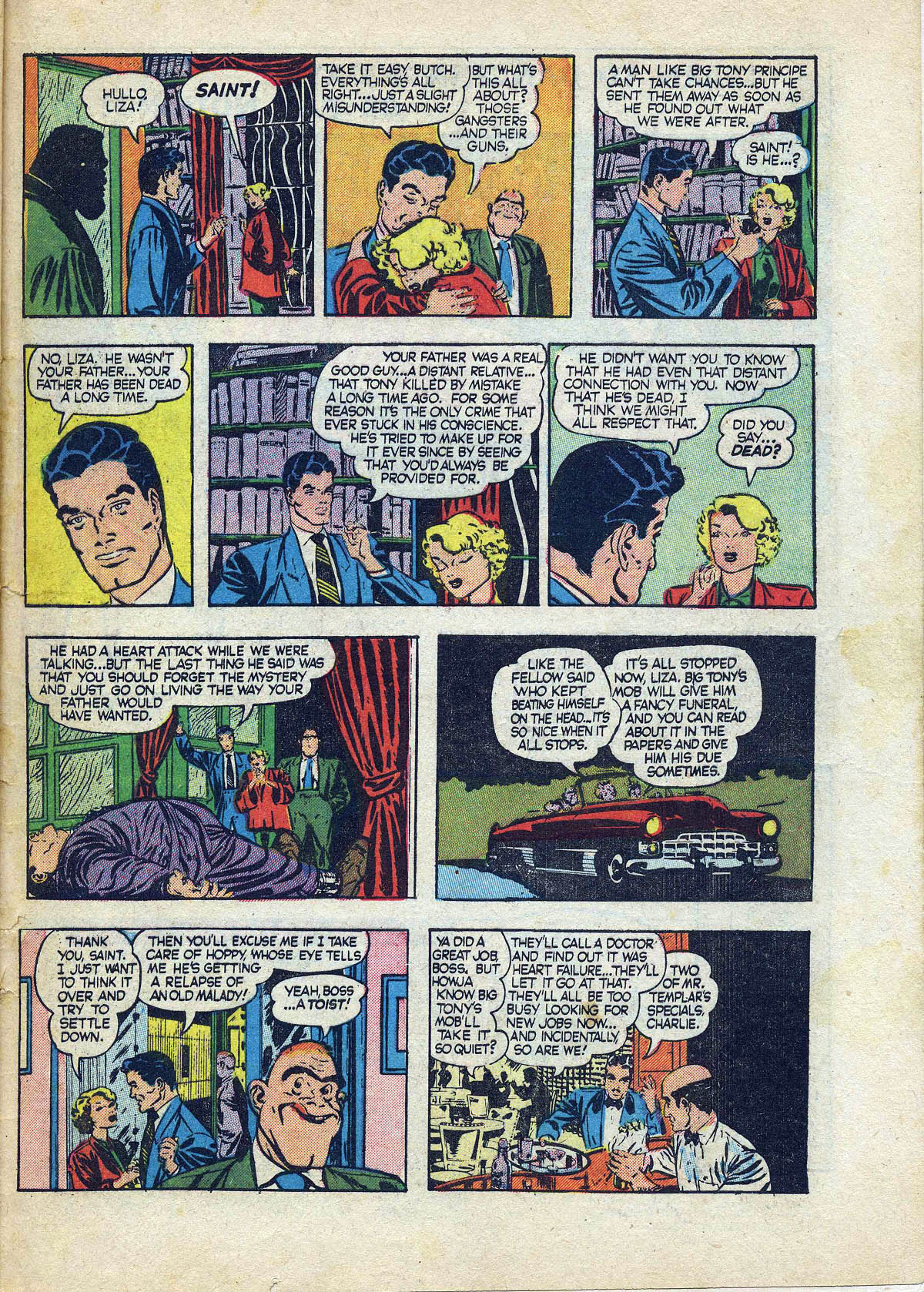 Read online The Saint (1947) comic -  Issue #8 - 33