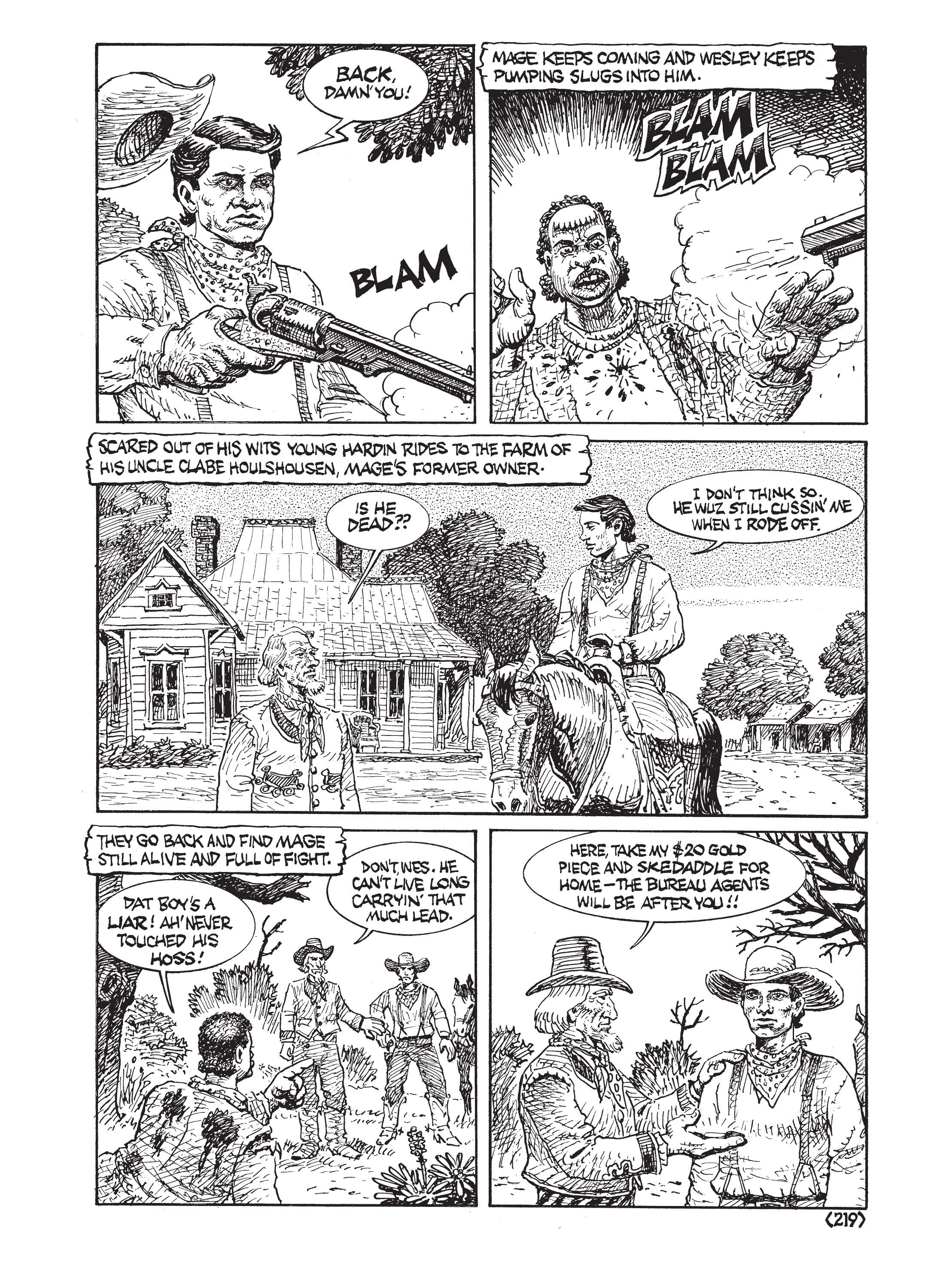 Read online Jack Jackson's American History: Los Tejanos and Lost Cause comic -  Issue # TPB (Part 3) - 17