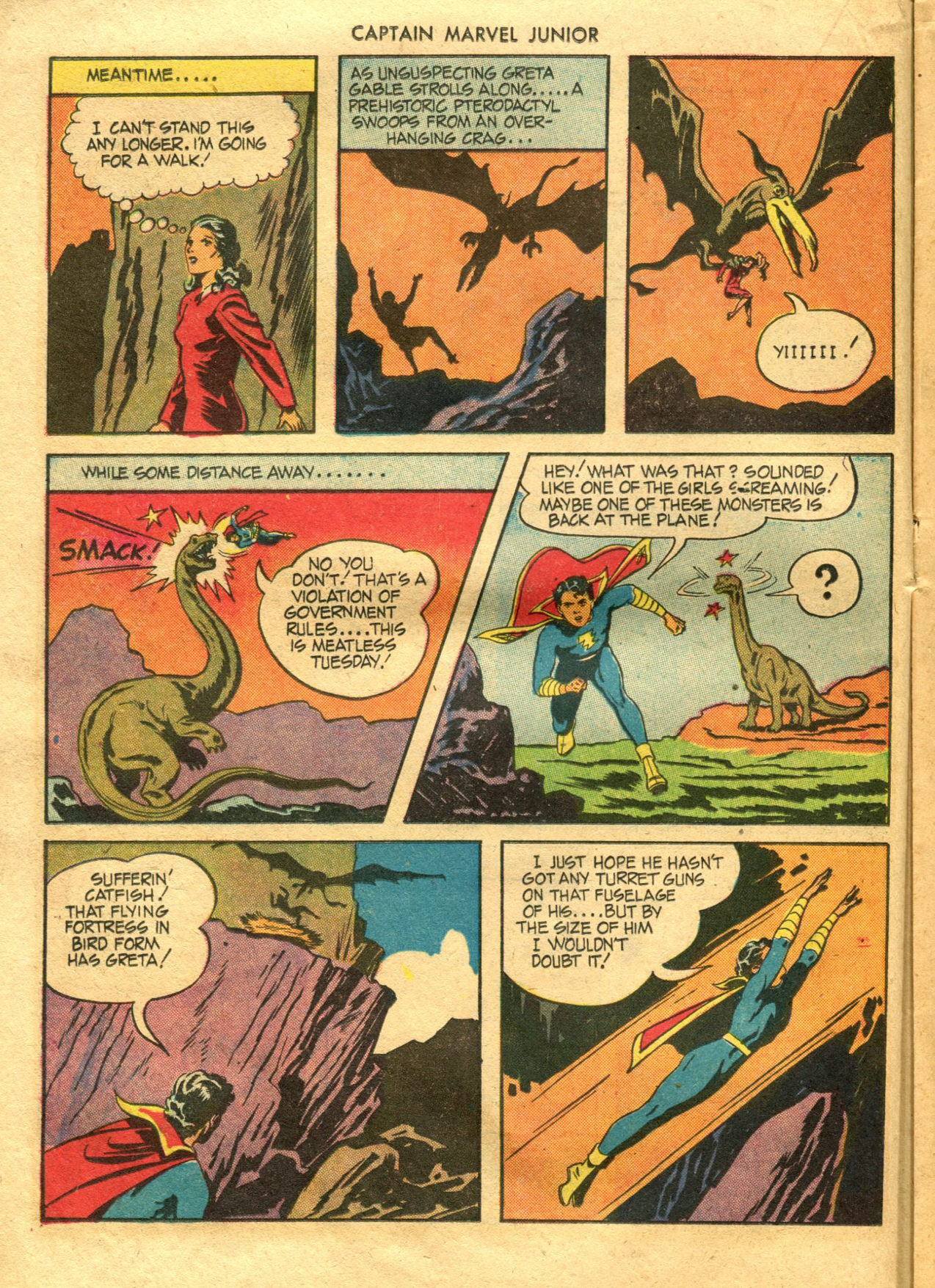 Read online Captain Marvel, Jr. comic -  Issue #20 - 22