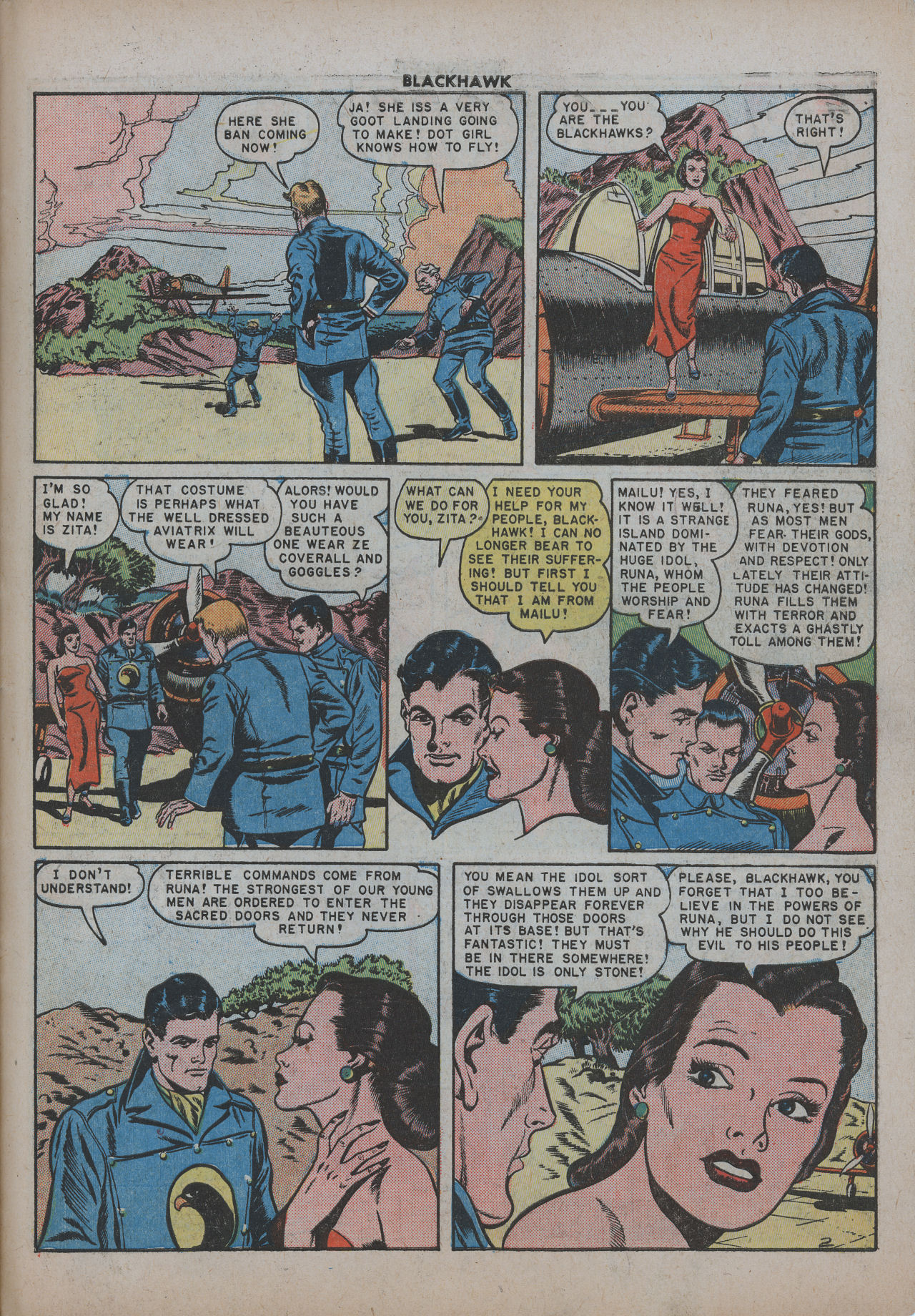 Read online Blackhawk (1957) comic -  Issue #34 - 44