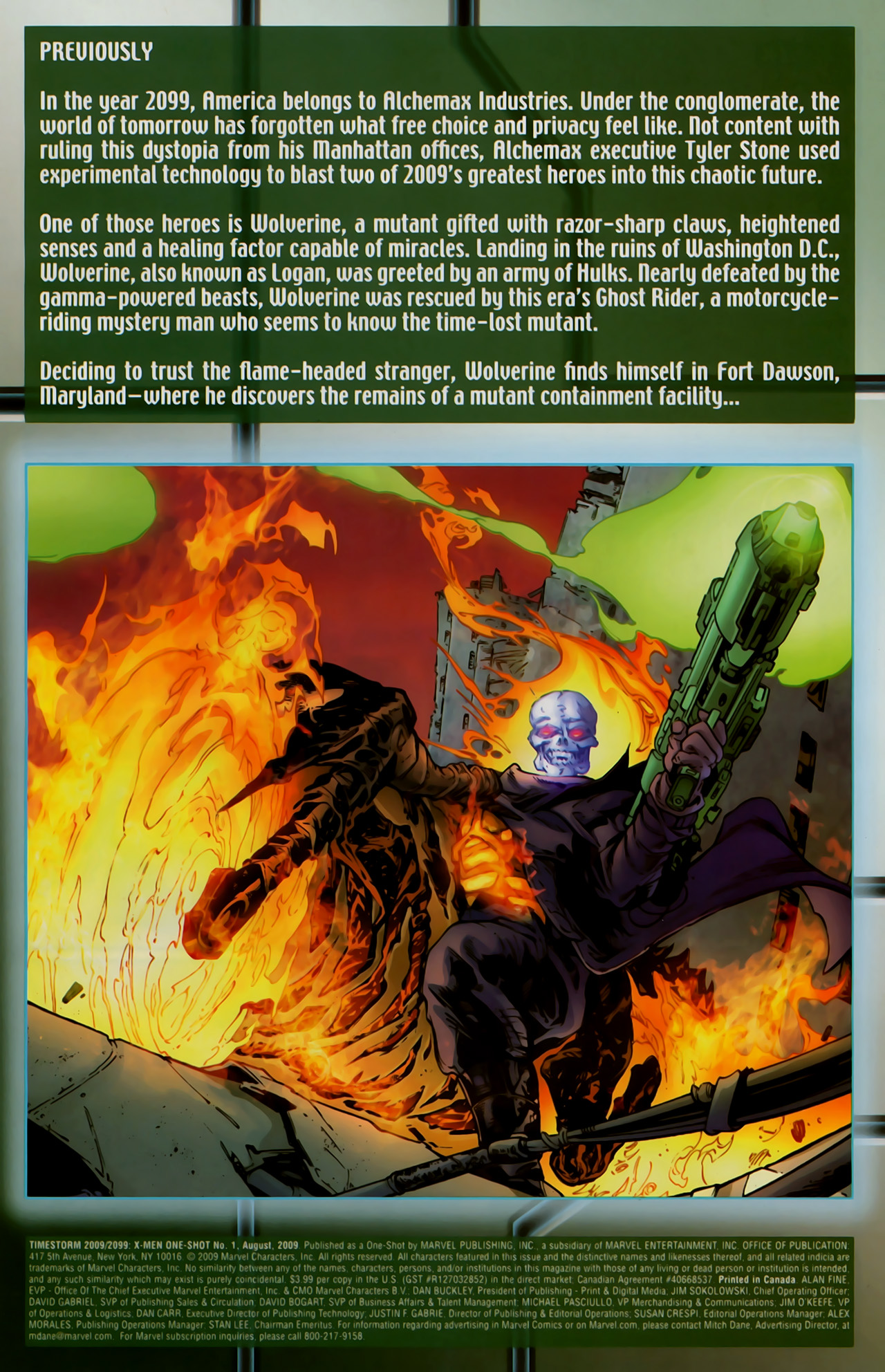 Read online Timestorm 2009/2099: X-Men comic -  Issue # Full - 2
