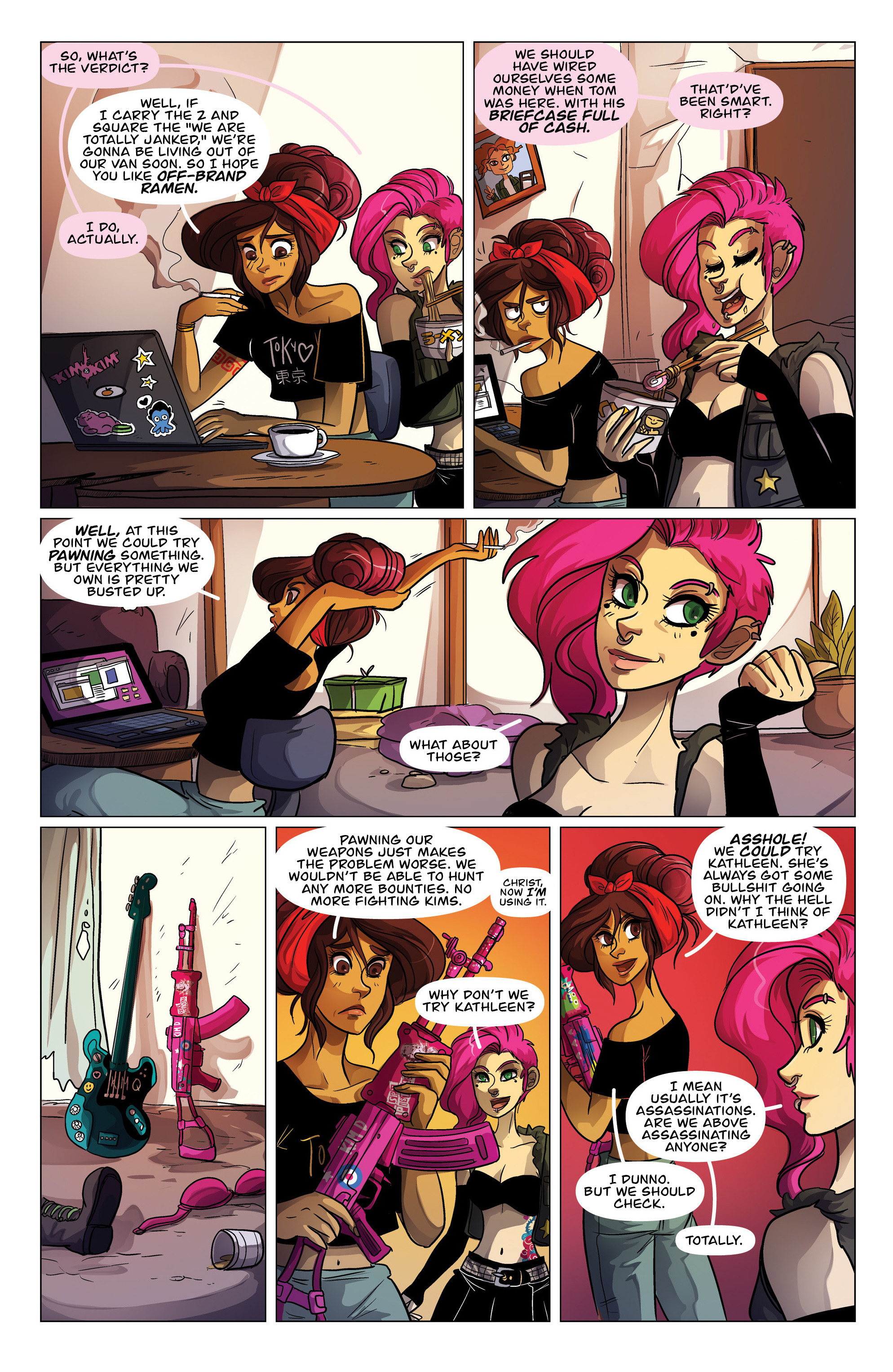 Read online Kim & Kim comic -  Issue #4 - 7