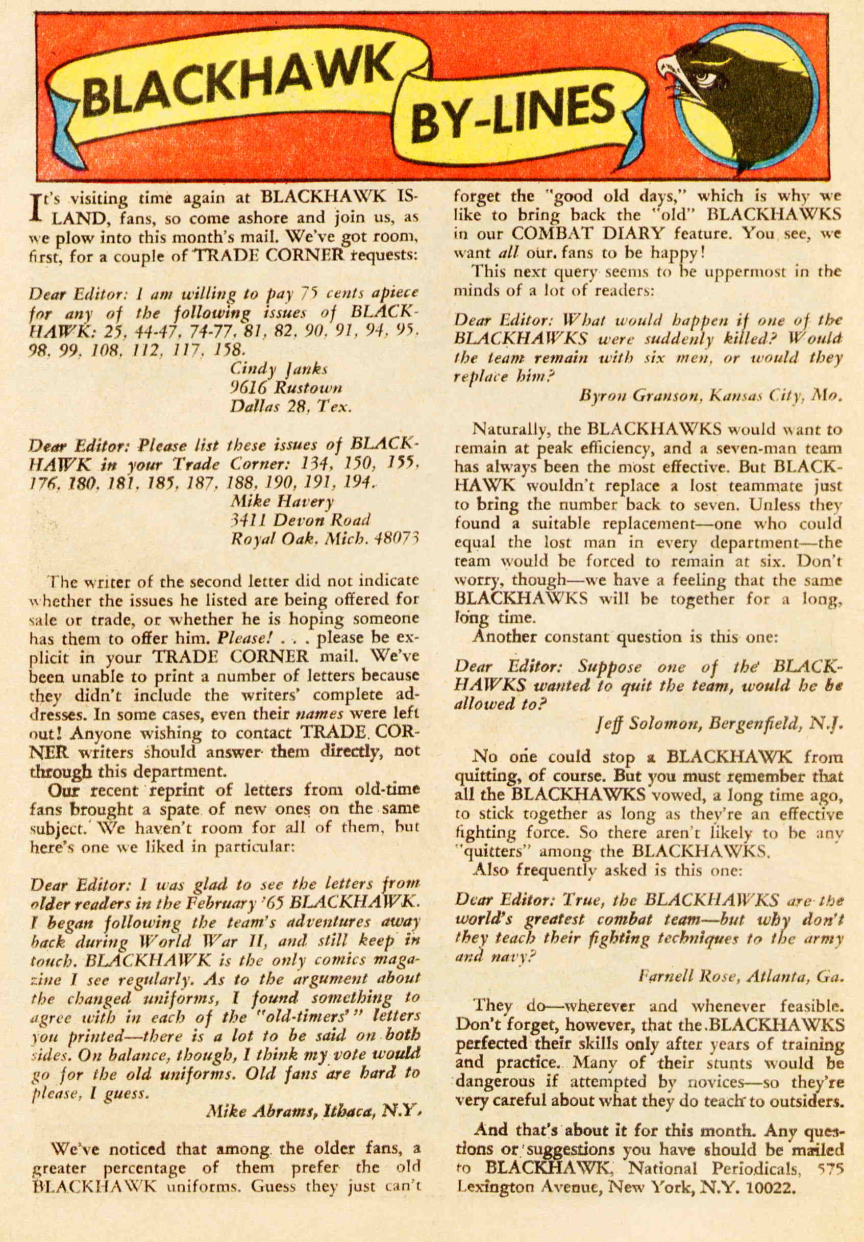 Read online Blackhawk (1957) comic -  Issue #209 - 20