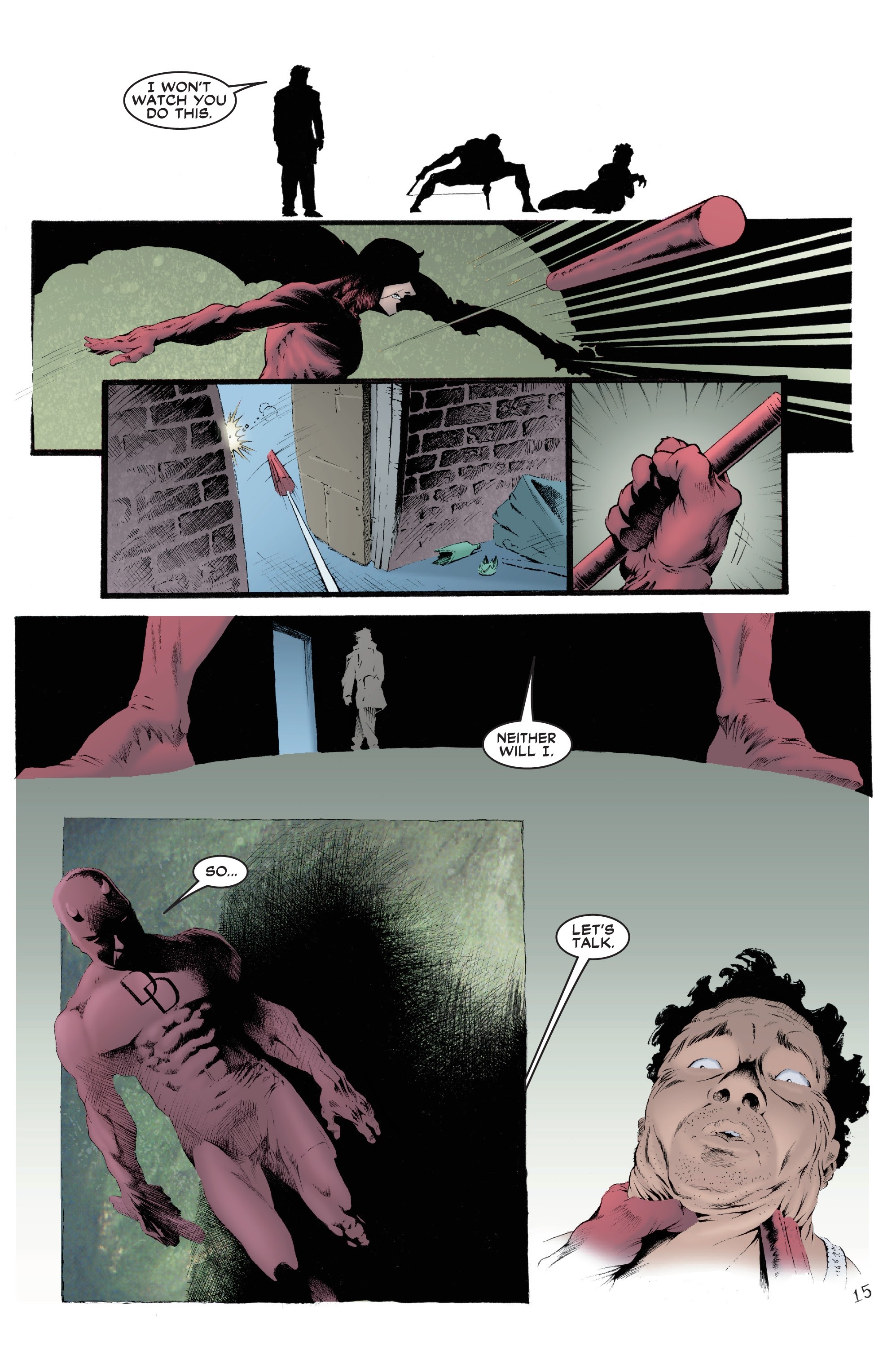 Read online Marvel Knights Daredevil by Bendis, Jenkins, Gale & Mack: Unusual Suspects comic -  Issue # TPB (Part 4) - 18