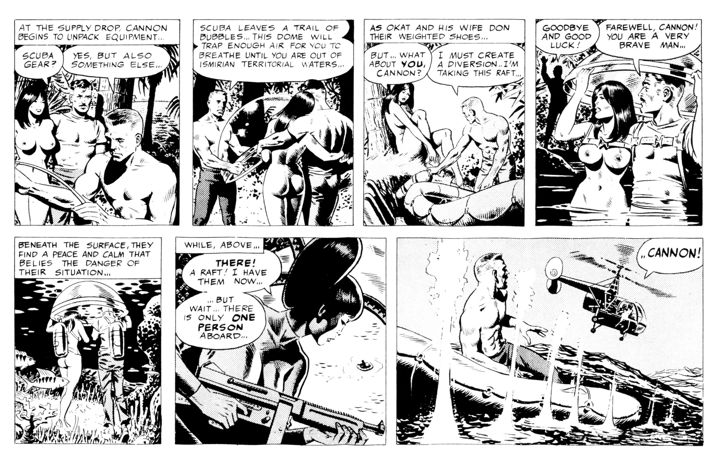 Read online Wallace Wood's Cannon comic -  Issue #1 - 9