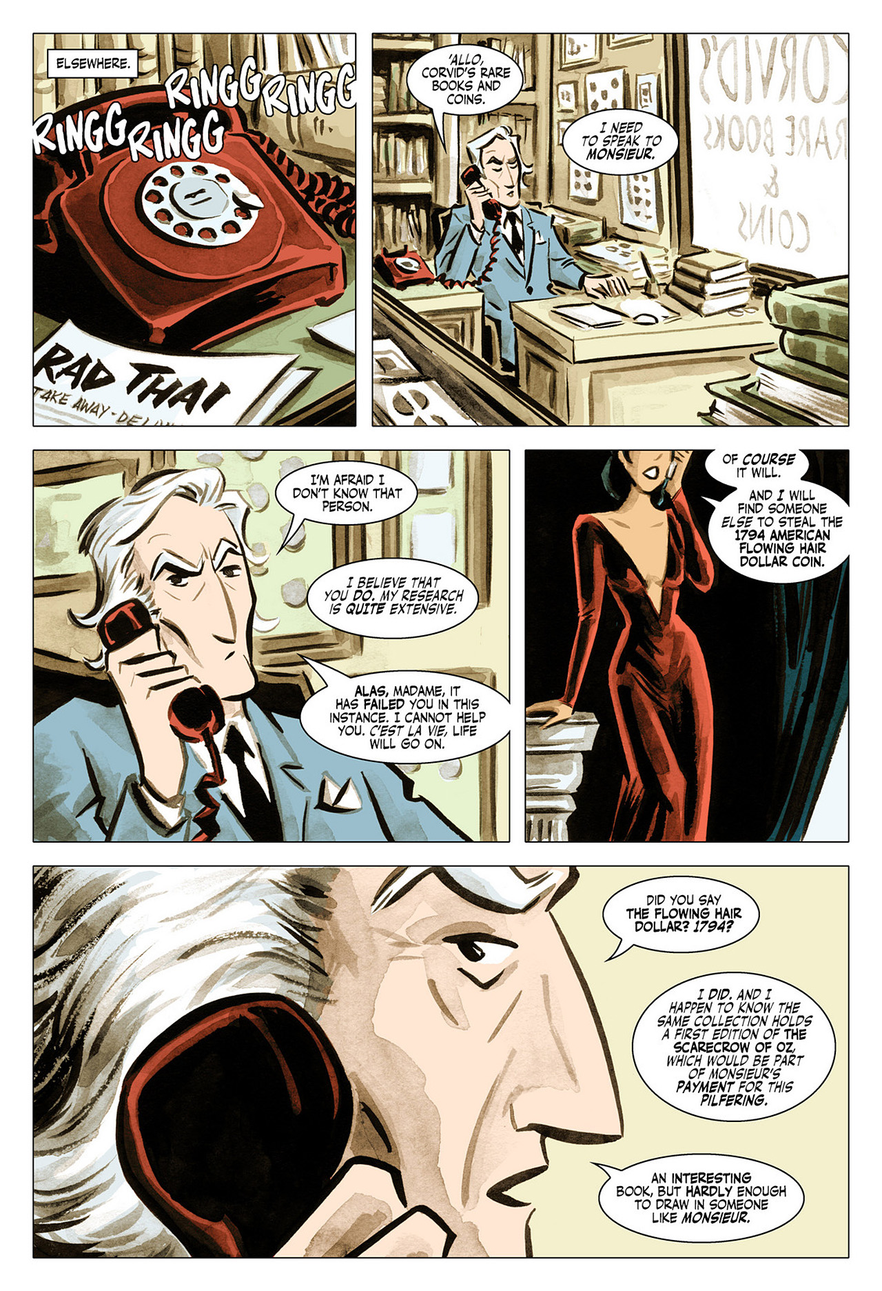 Read online Bandette (2012) comic -  Issue #1 - 7