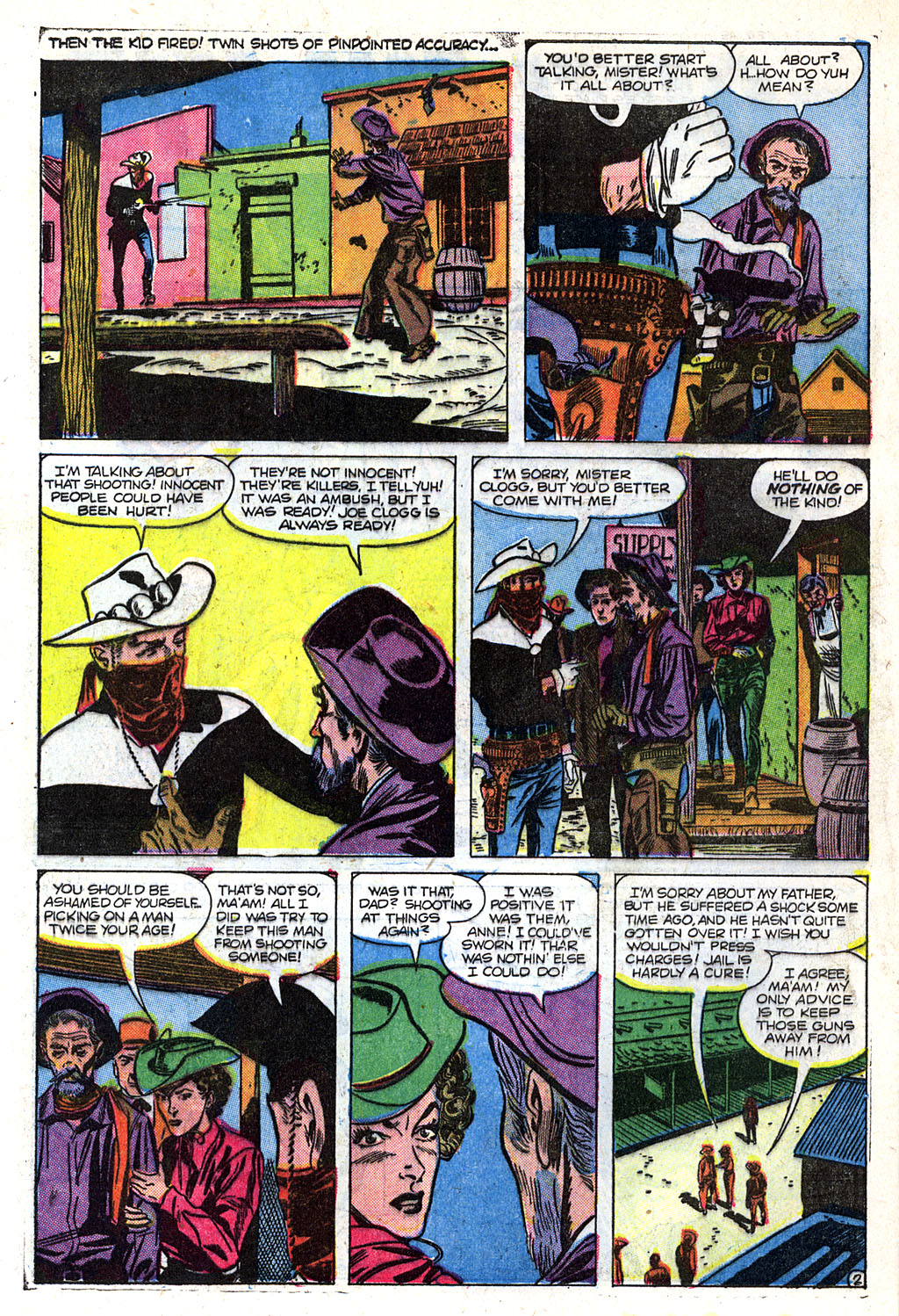 Read online The Outlaw Kid (1954) comic -  Issue #7 - 28